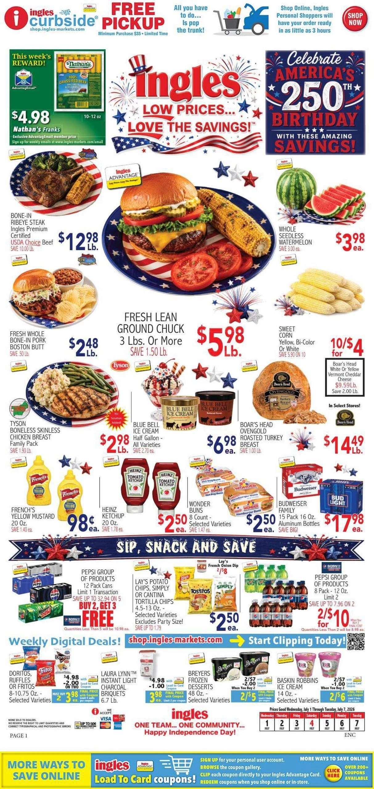Ingles Markets flyer page 1