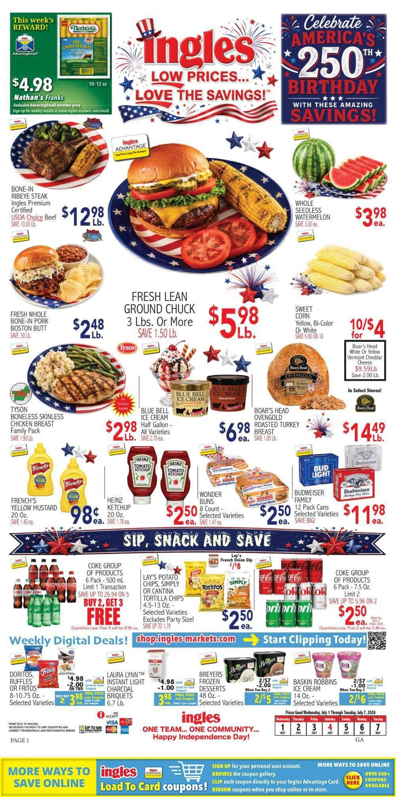 Ingles Markets flyer page 1