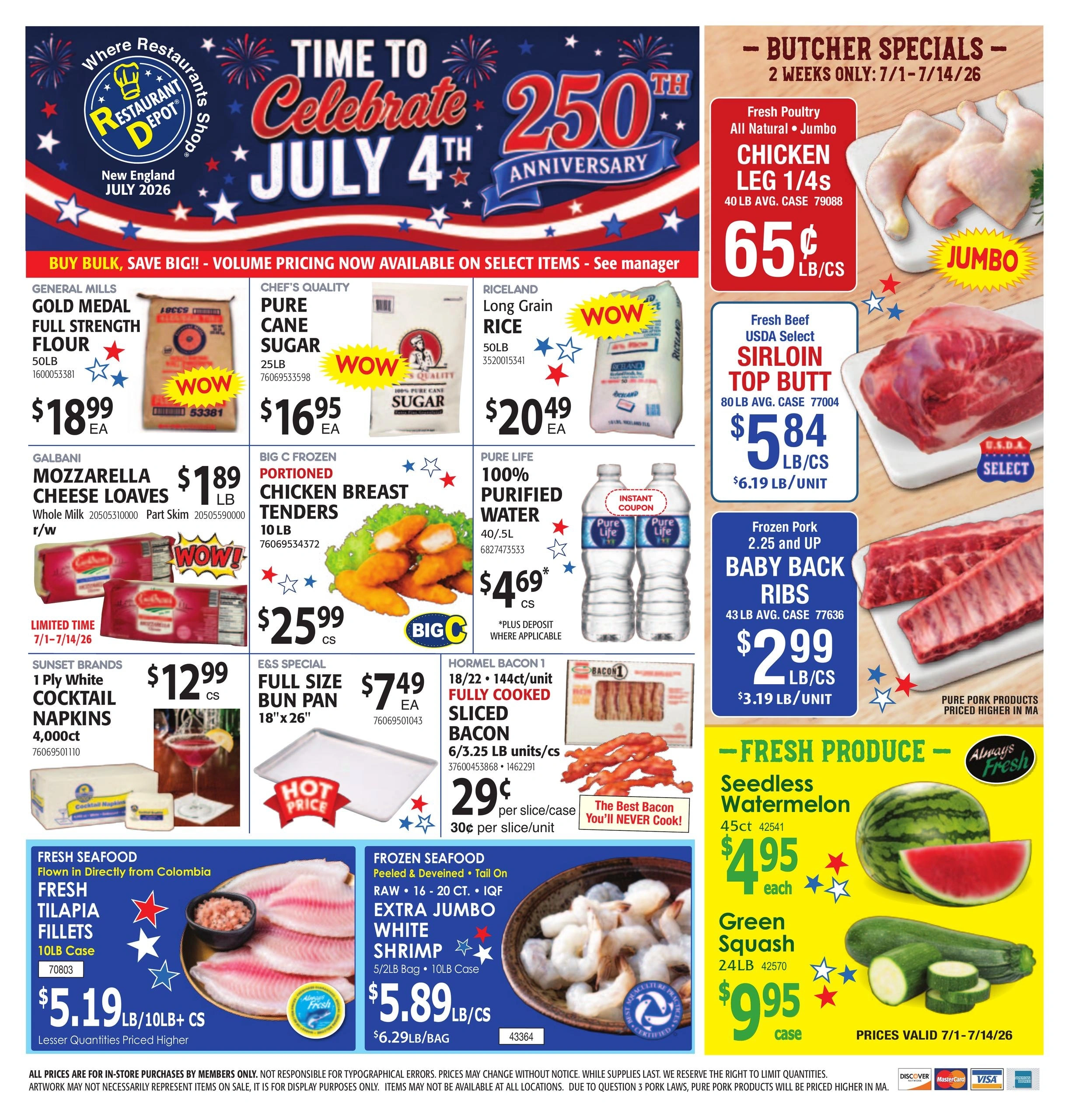 Restaurant Depot flyer page 1