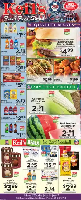Keil's Fresh Food Stores Indexed Weekly