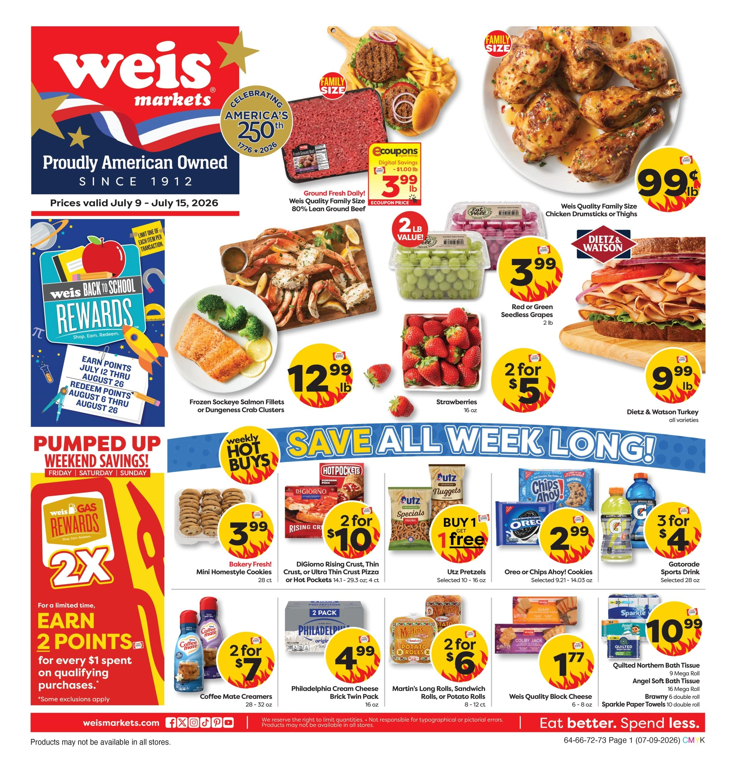 Weis Markets flyer page 1