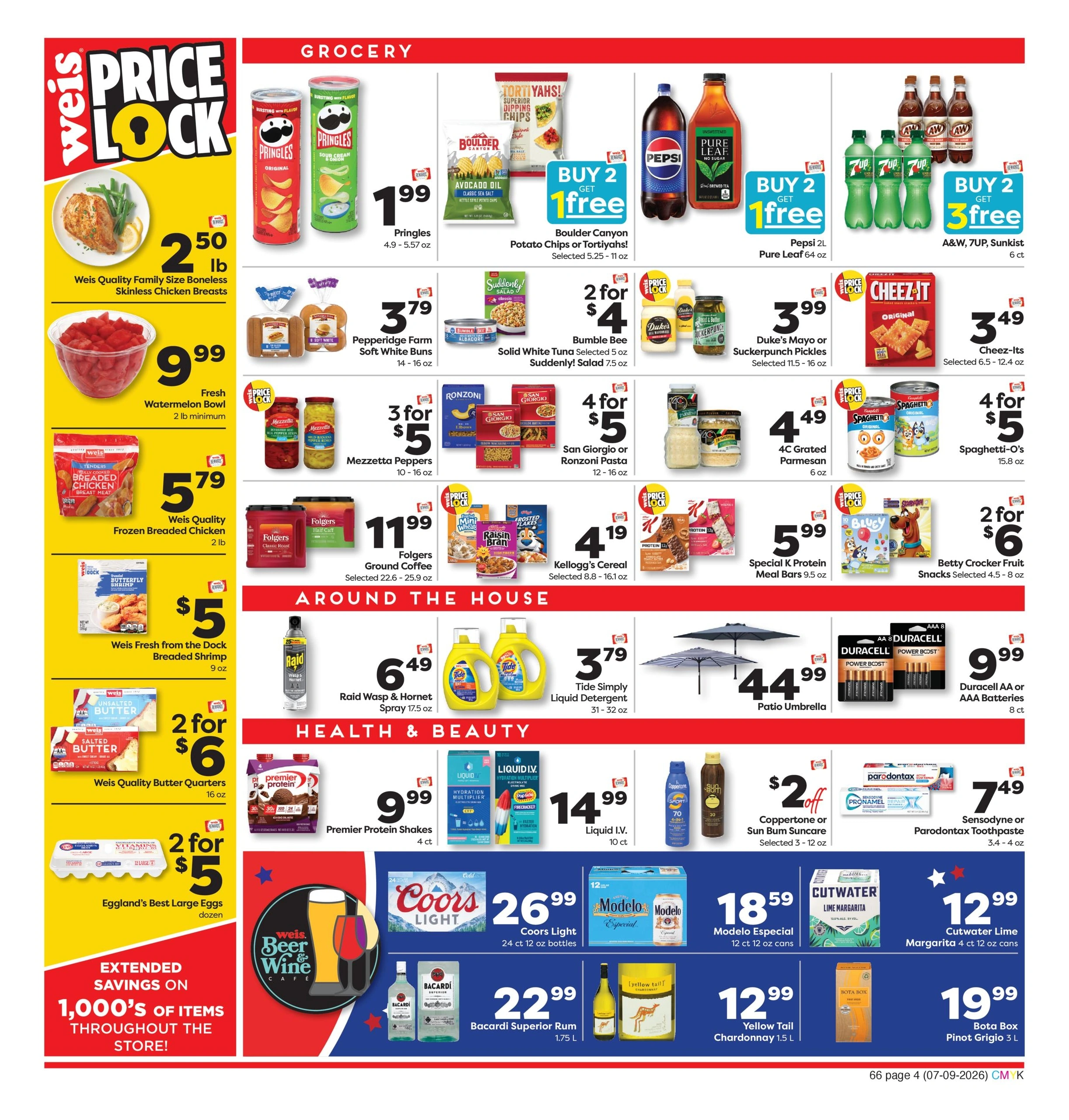 Weis Markets flyer page 4