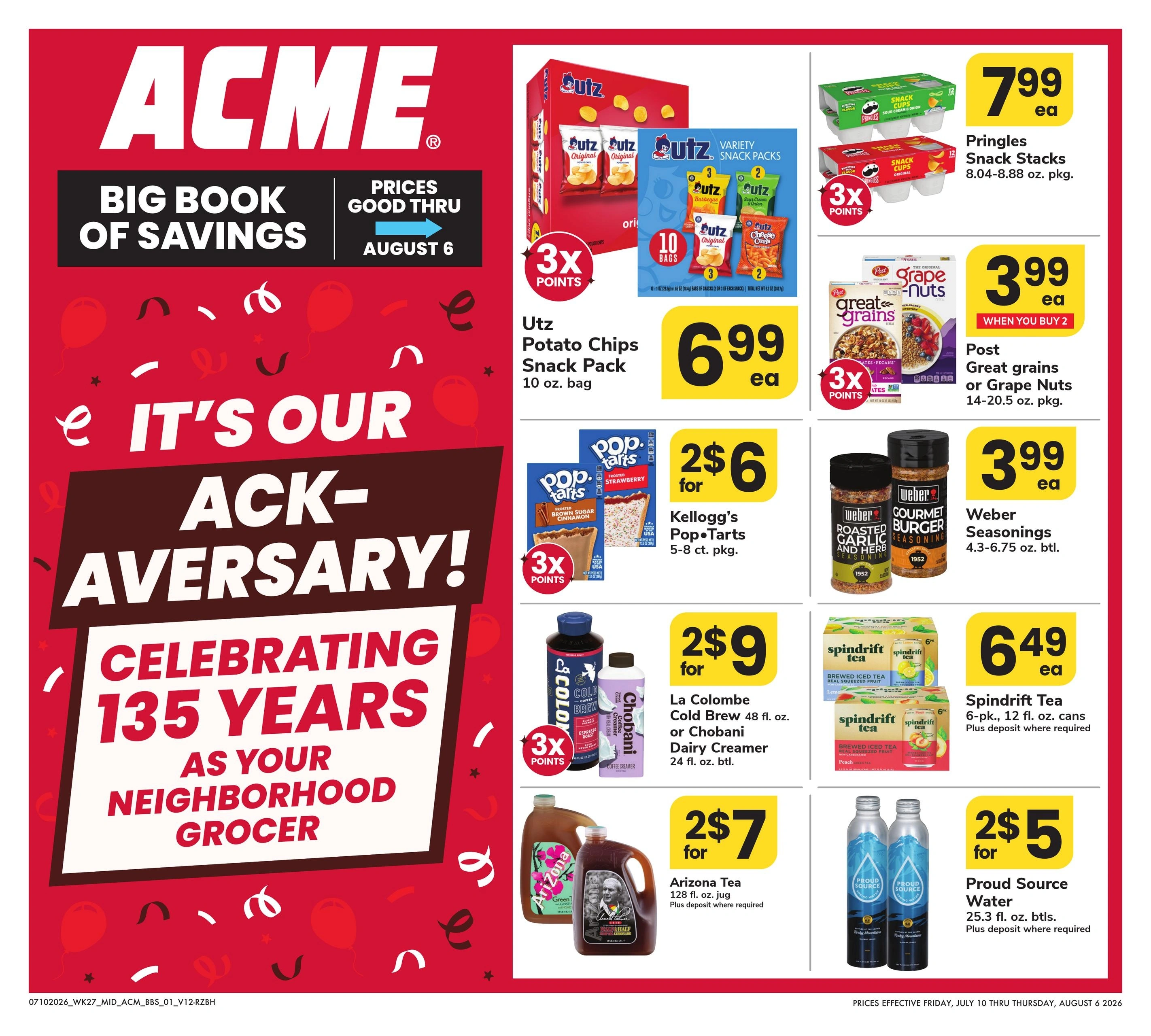 Acme Markets flyer page 1
