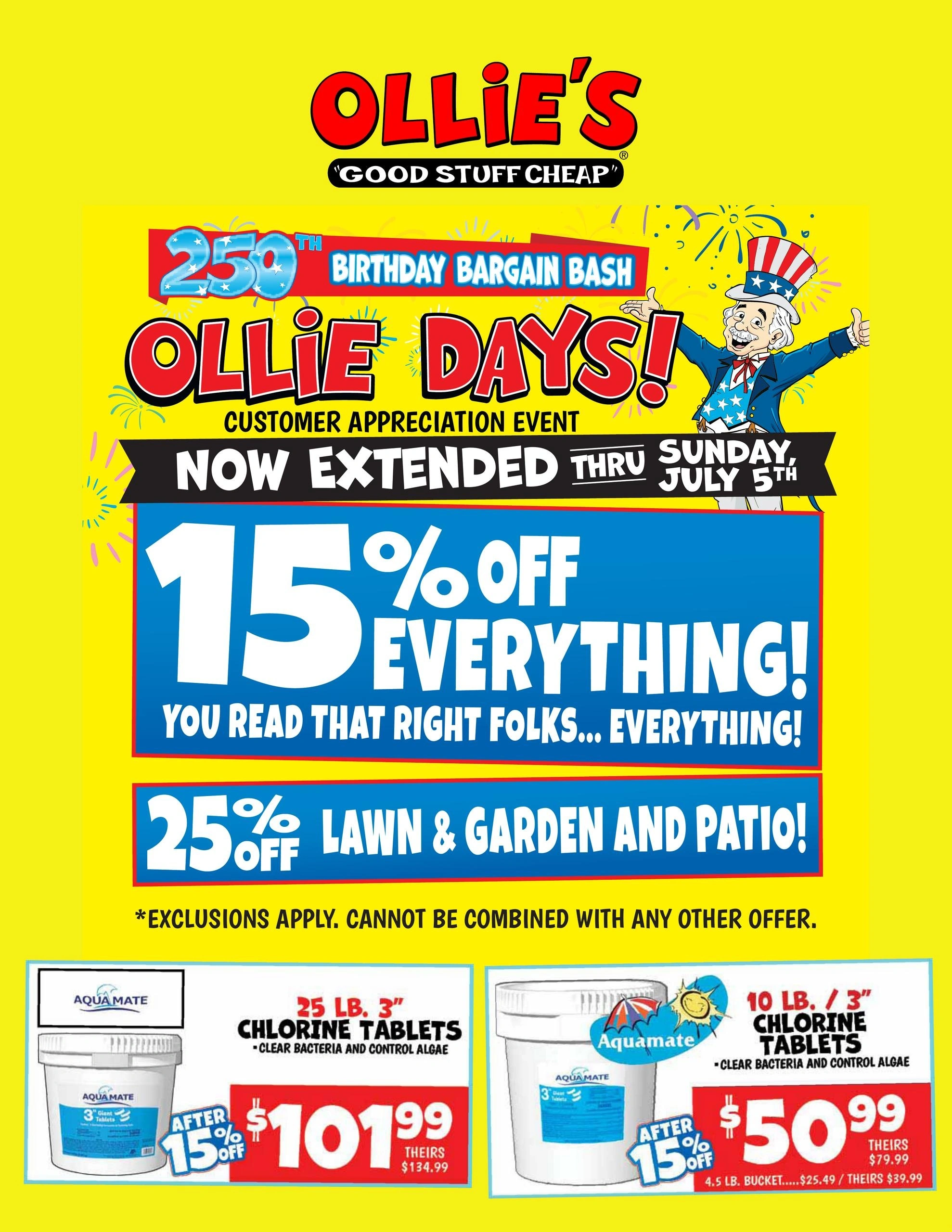 Ollie's Bargain Outlet flyer page 1