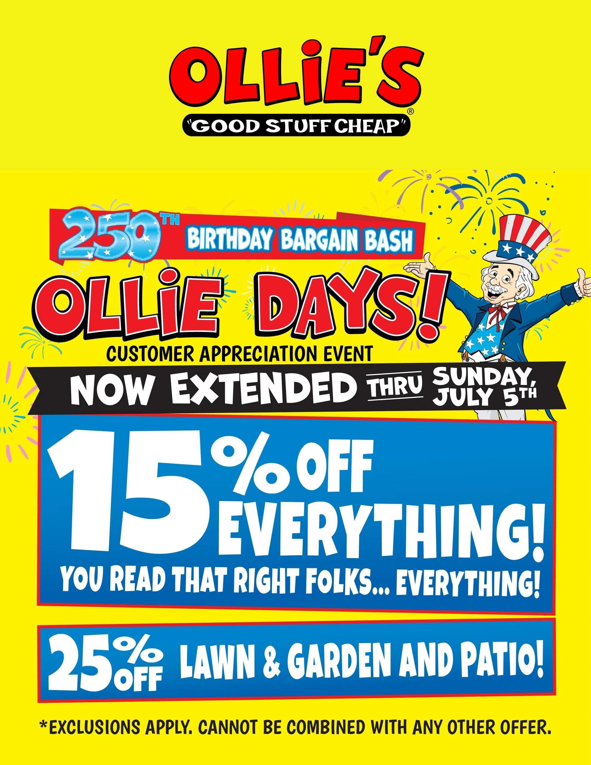 Ollie's Bargain Outlet flyer page 1