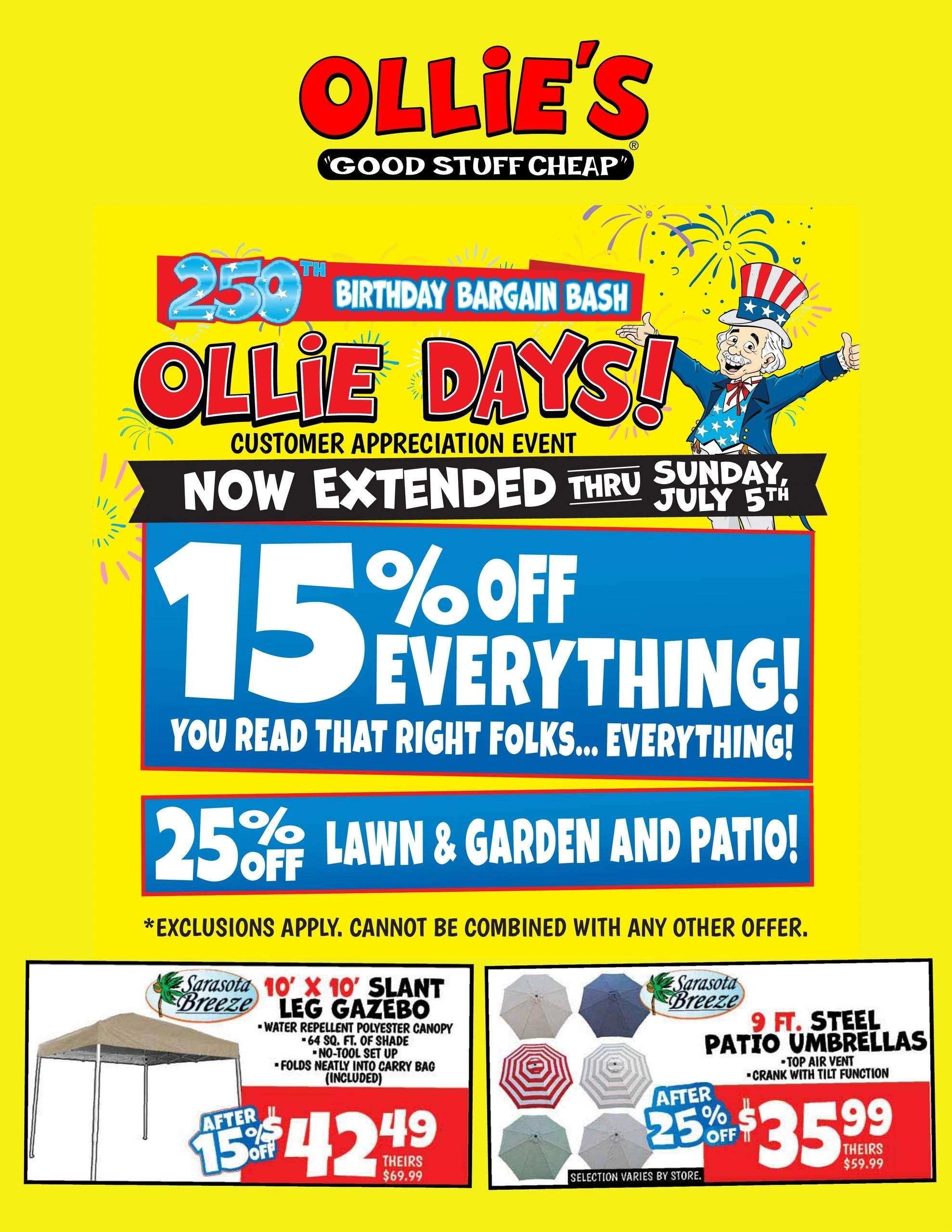 Ollie's Bargain Outlet flyer page 1