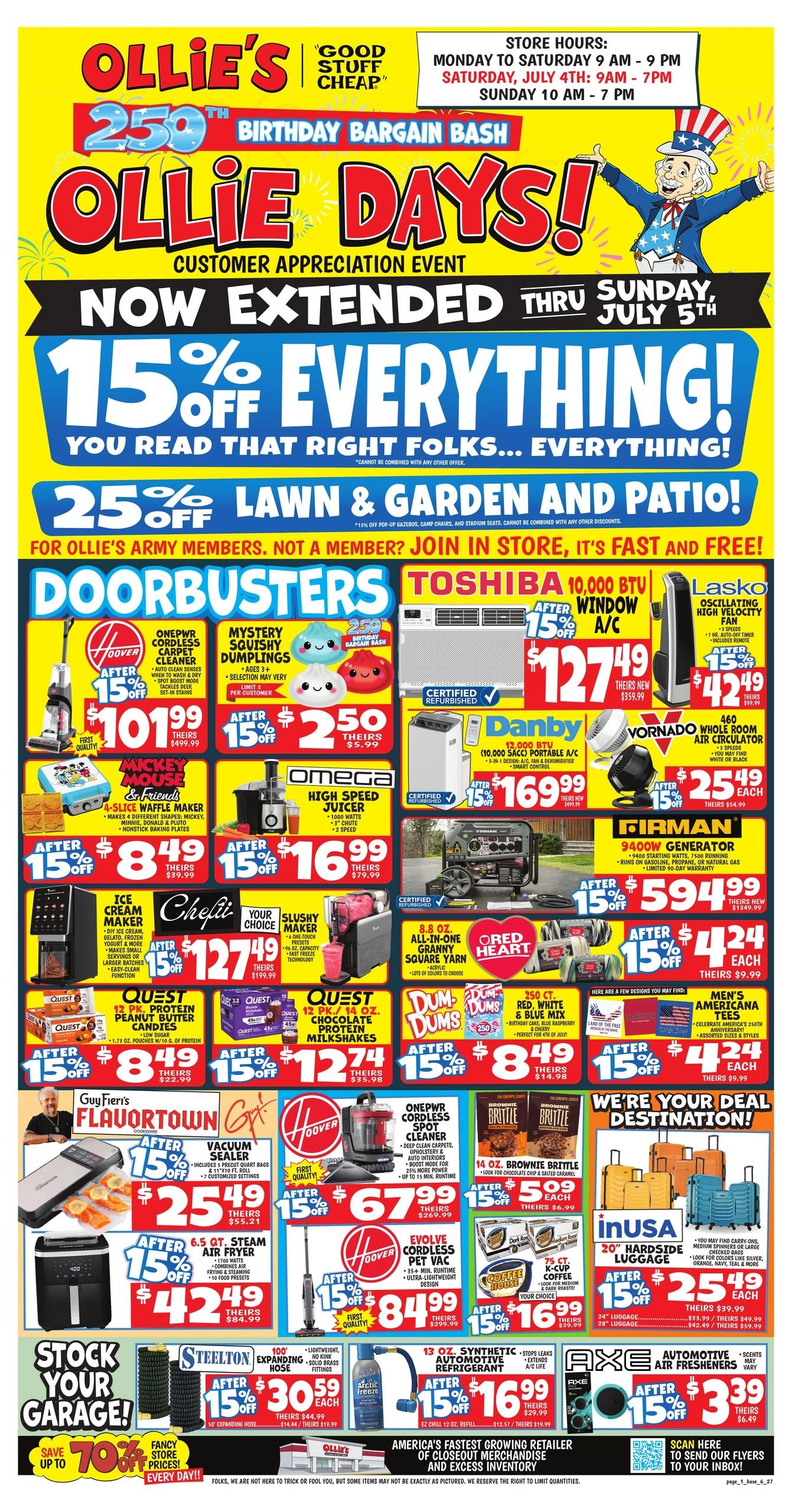 Ollie's Bargain Outlet flyer page 1