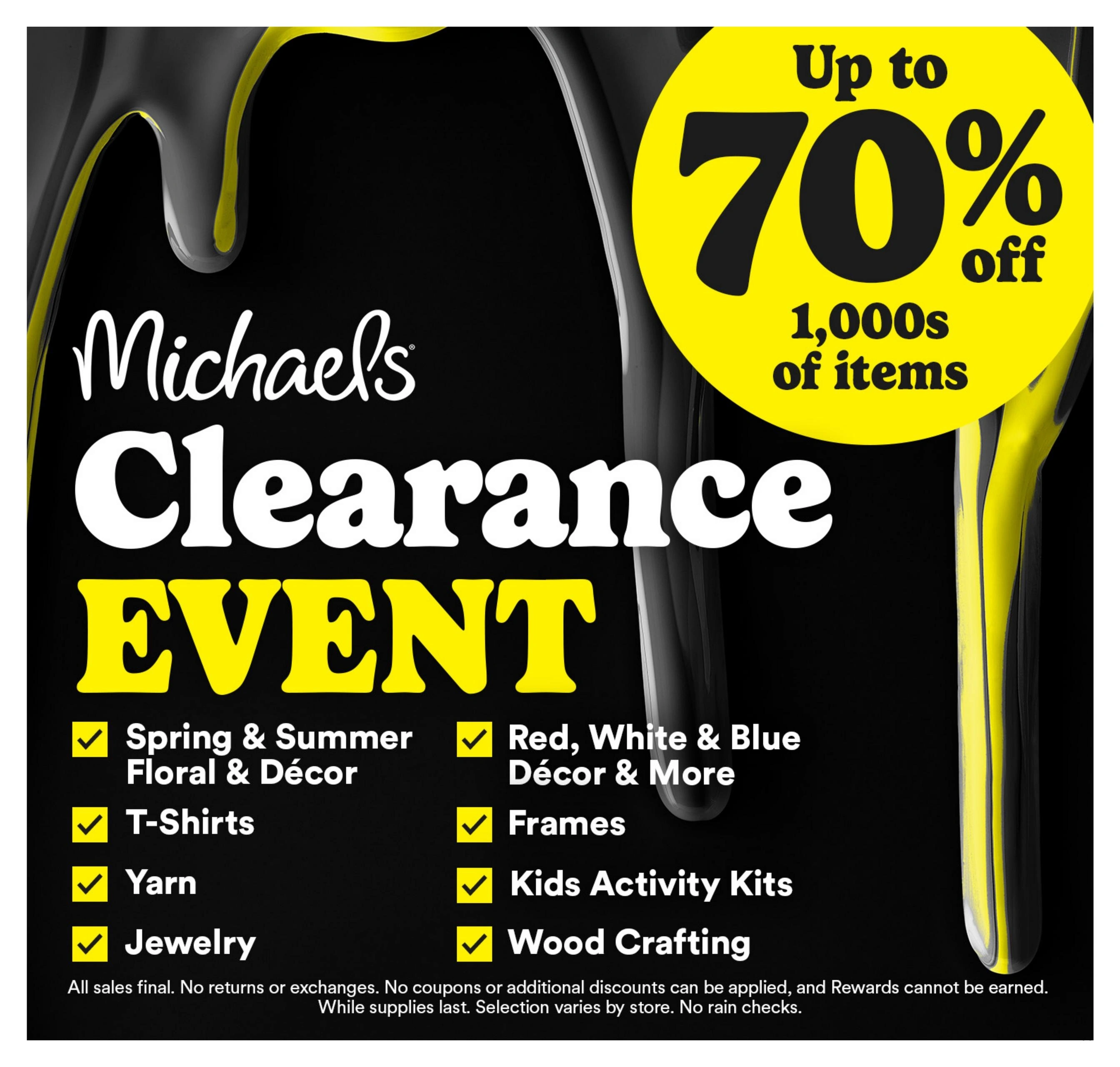 Michaels USA flyer page 1