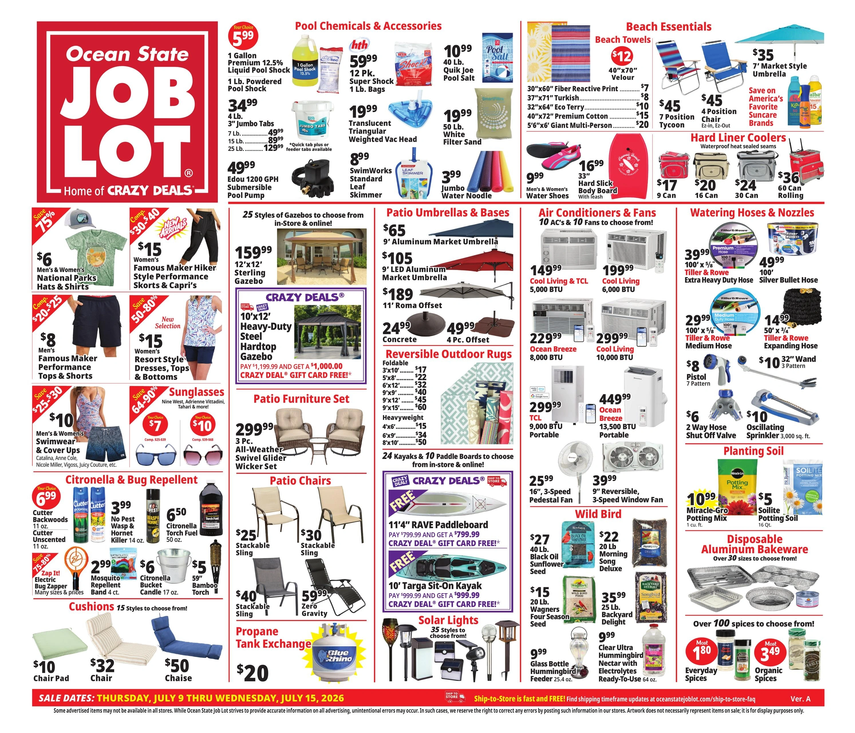 Ocean State Job Lot	 flyer page 1