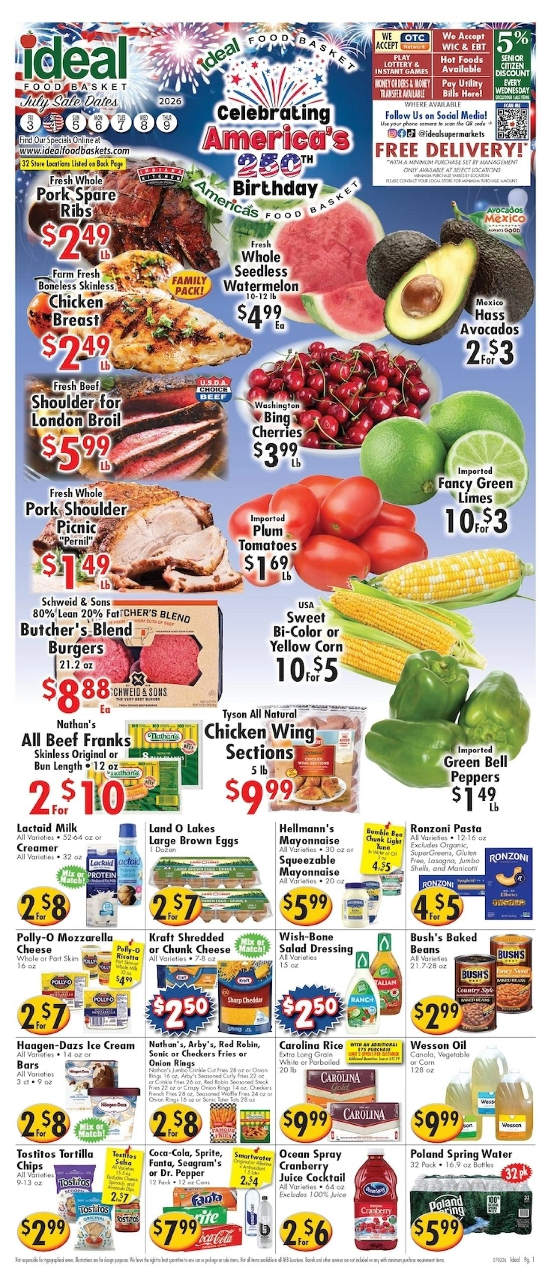 Putnam Lake Market flyer page 1