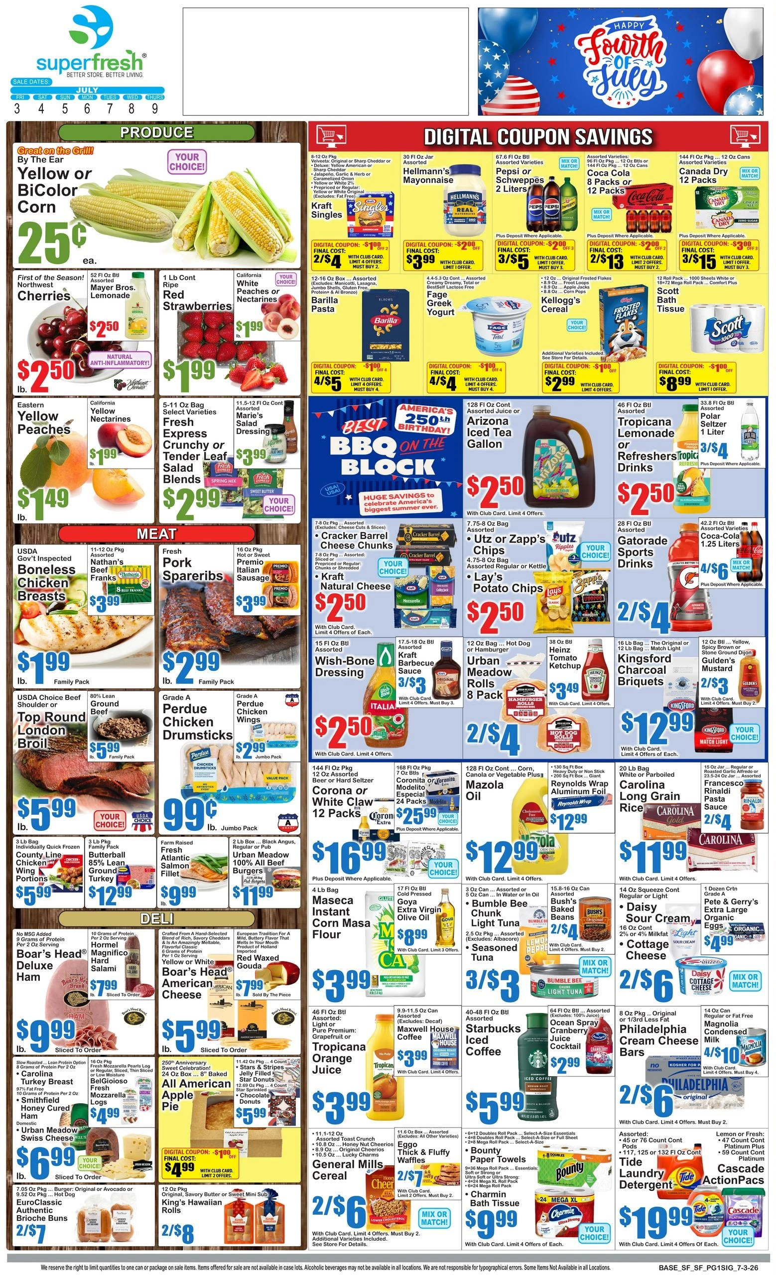 SuperFresh flyer page 1