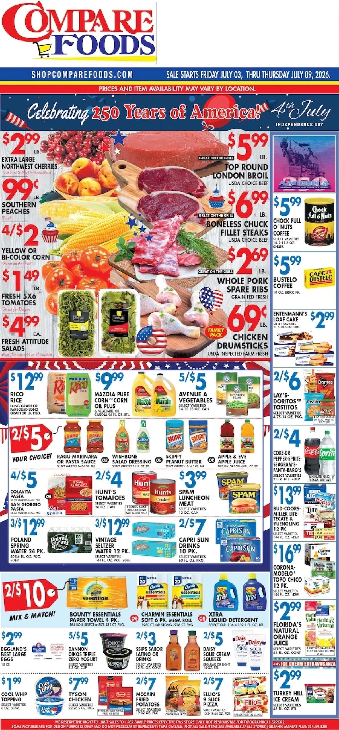 Shop Compare Foods flyer page 1