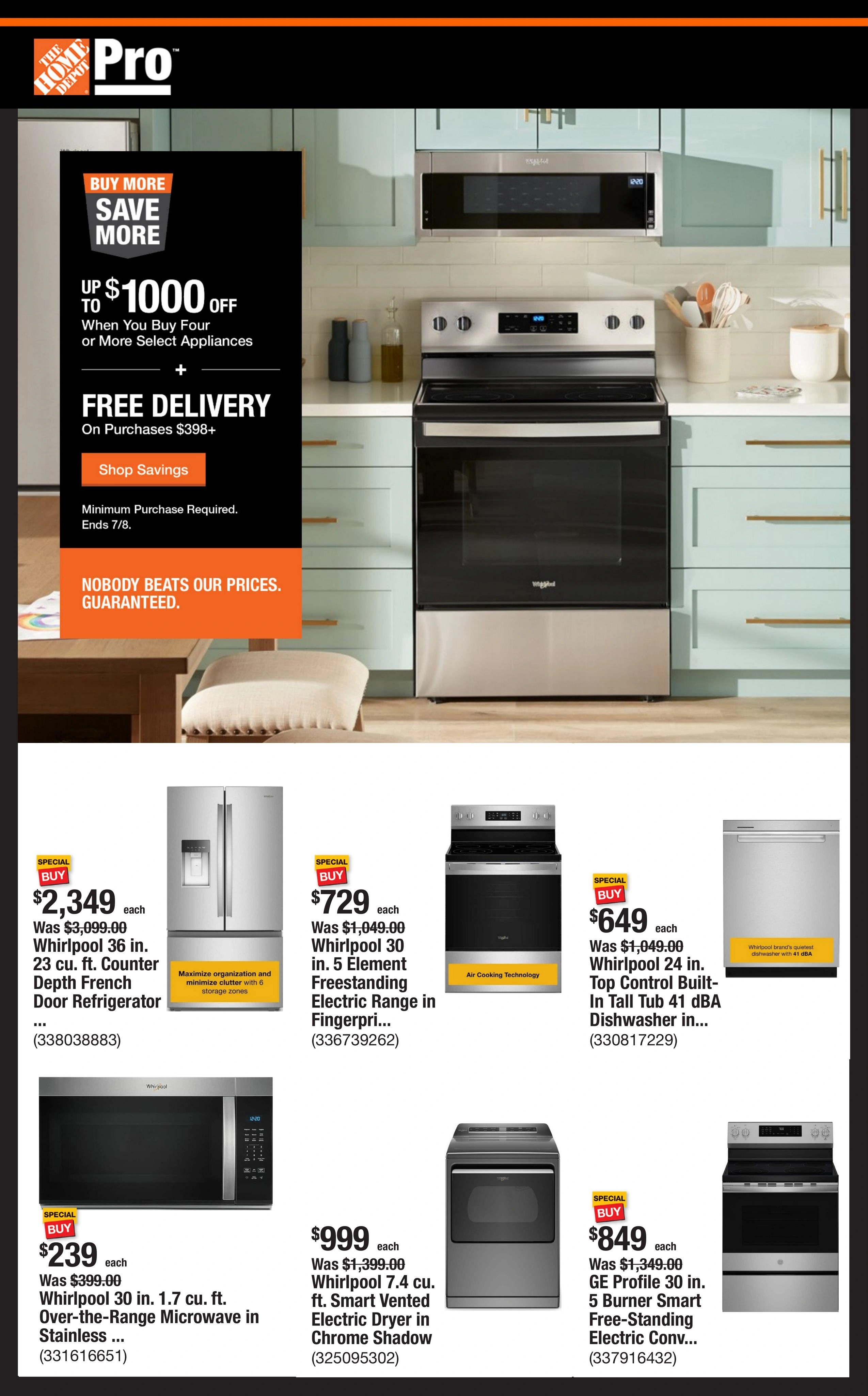 Home Depot flyer page 1