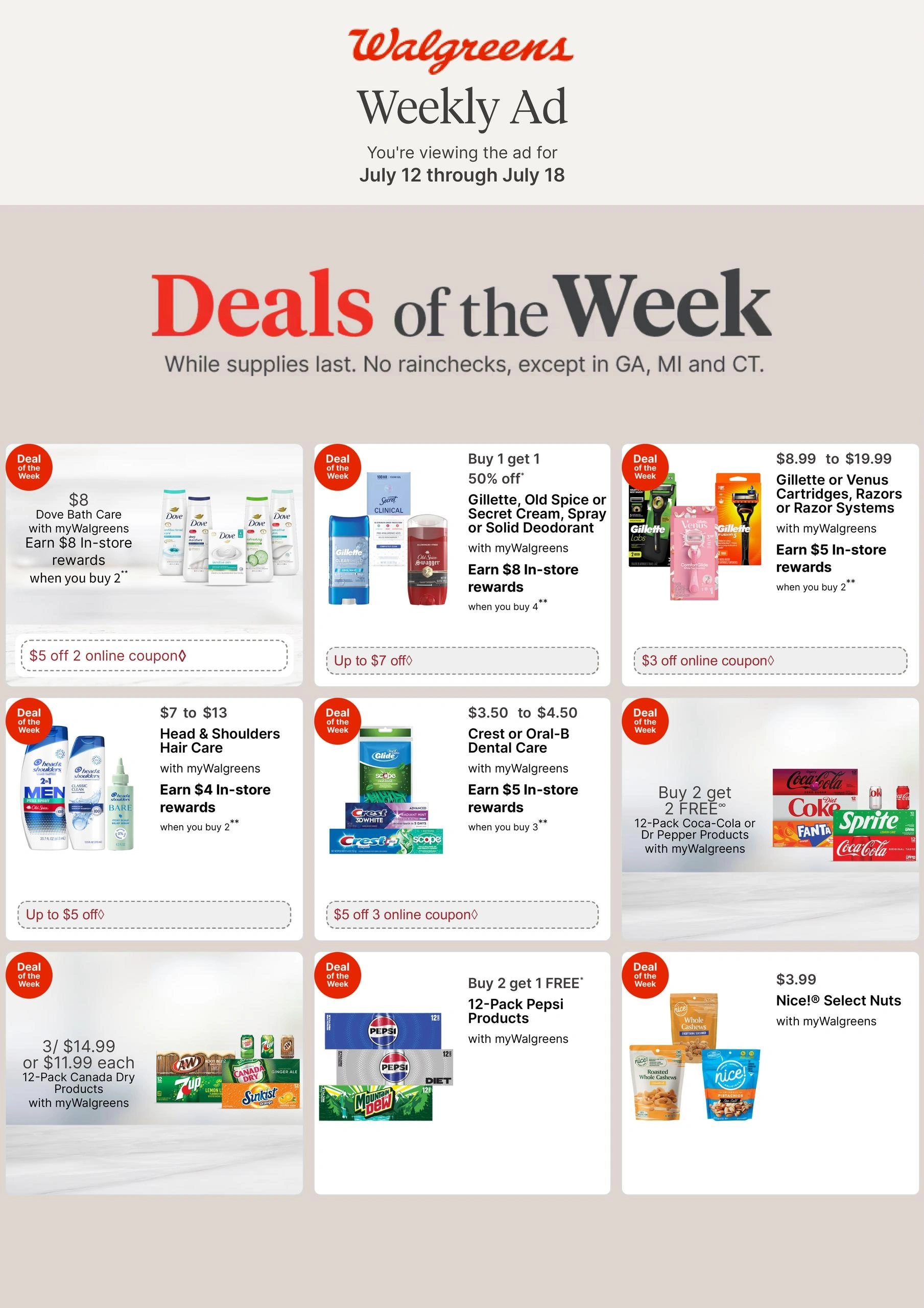 Walgreens flyer page 1