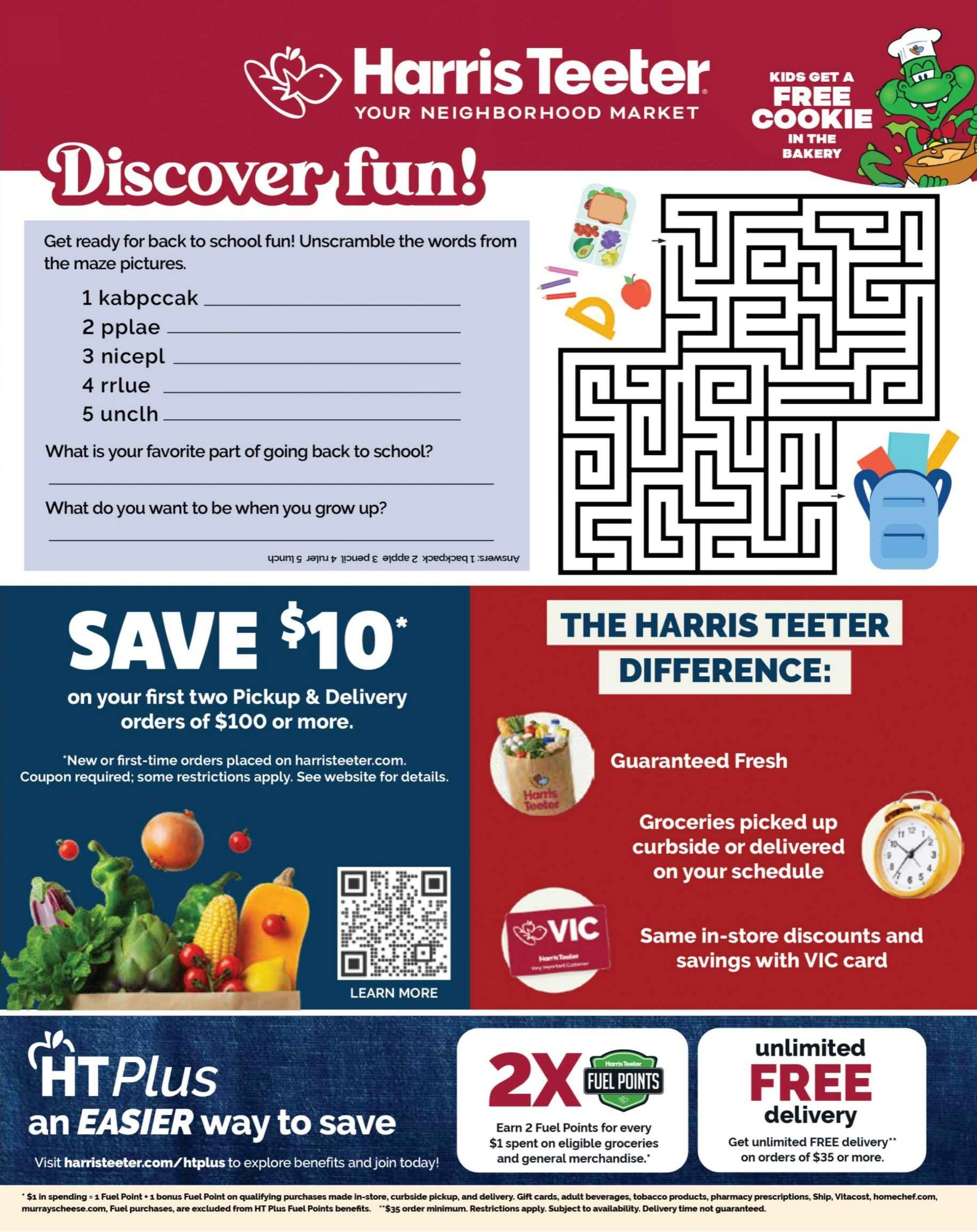 Harris Teeter flyer page 20