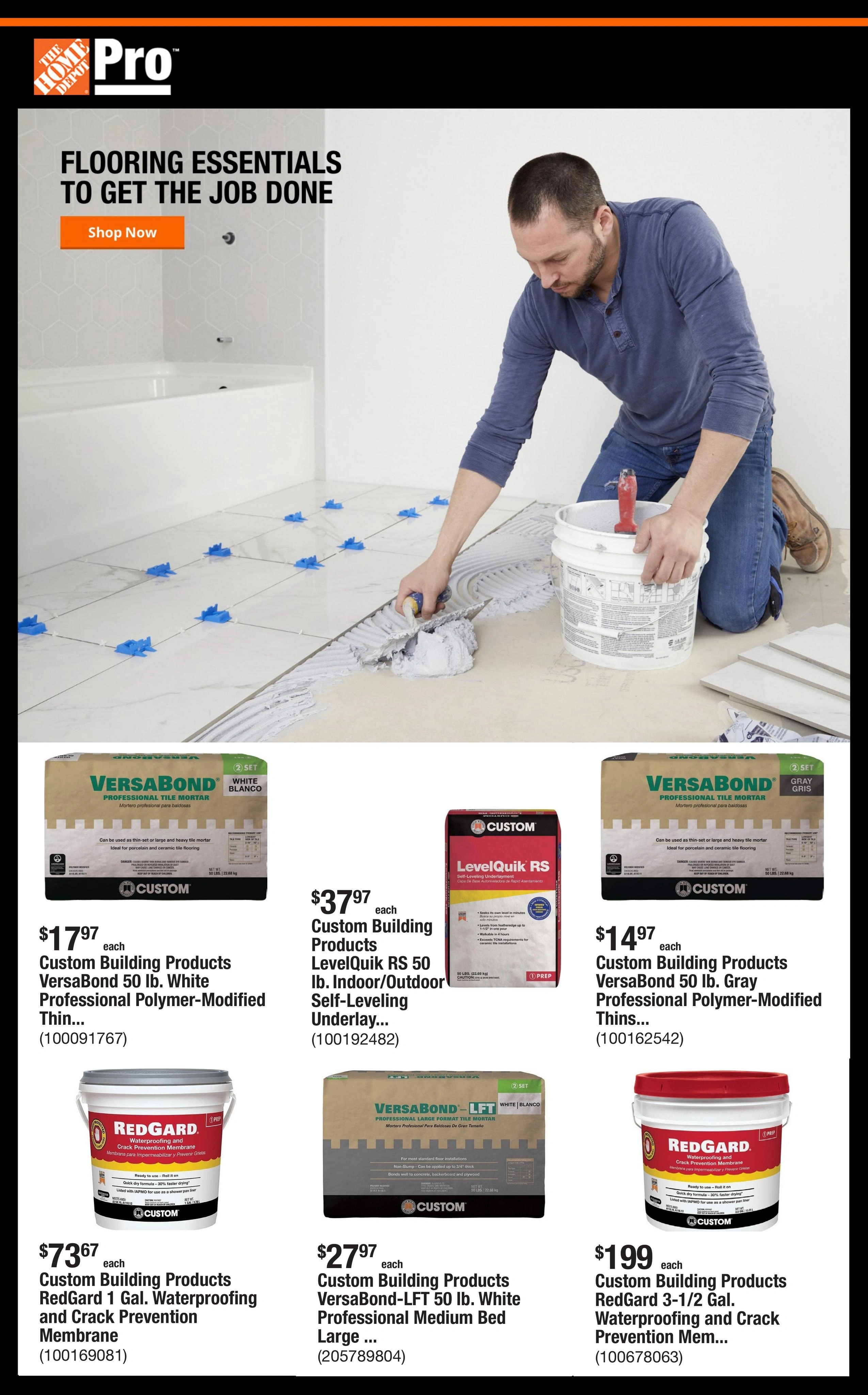 Home Depot flyer page 1