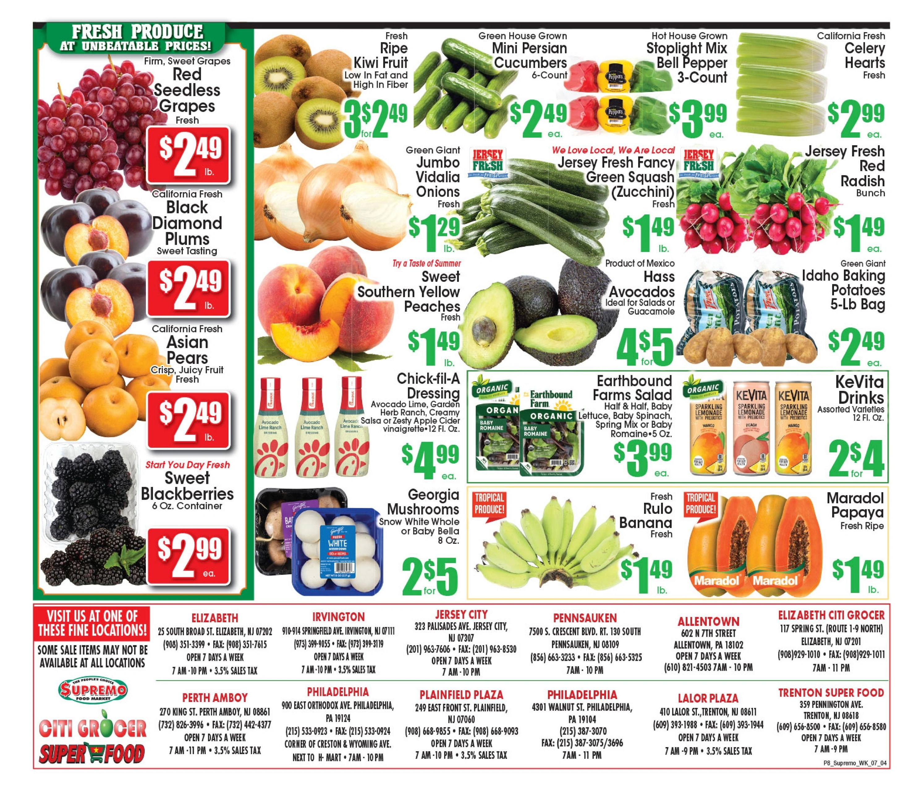 Supremo Foods Inc flyer page 8