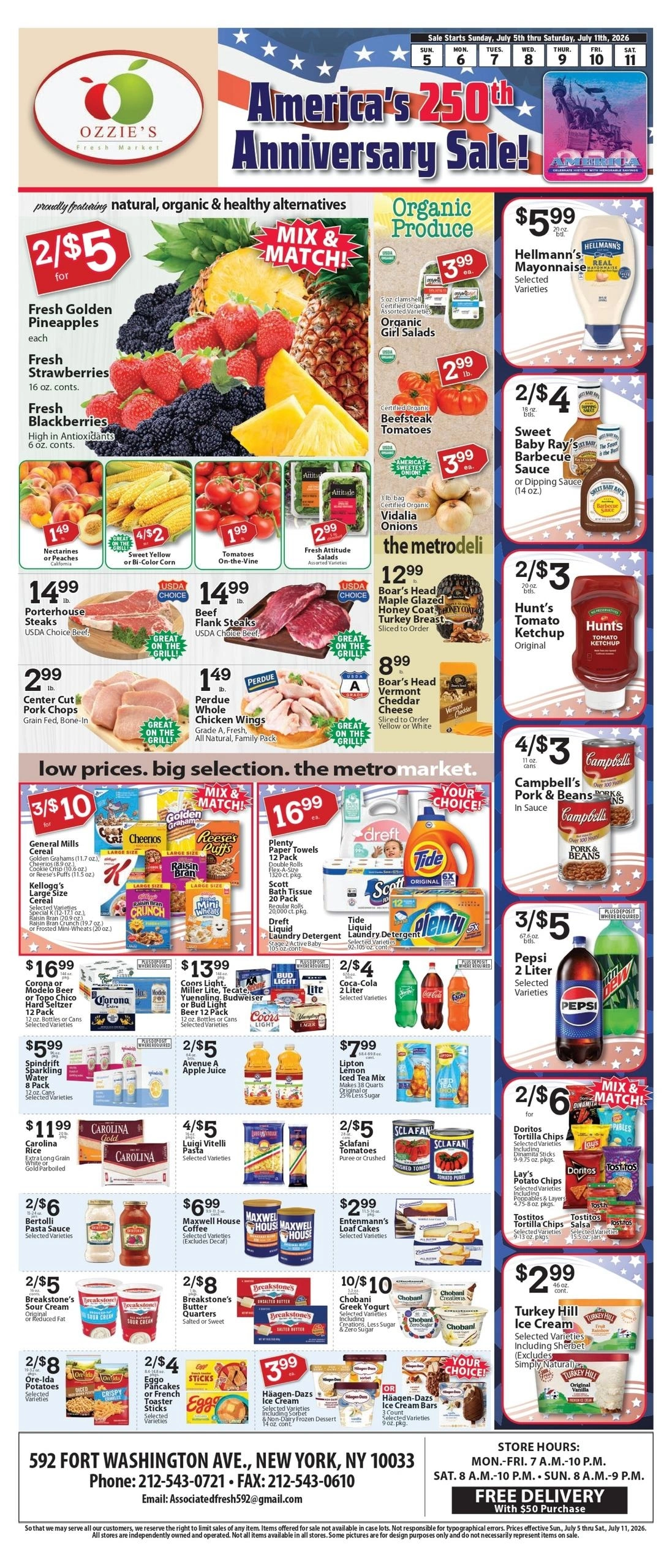 Associated Supermarkets flyer page 1