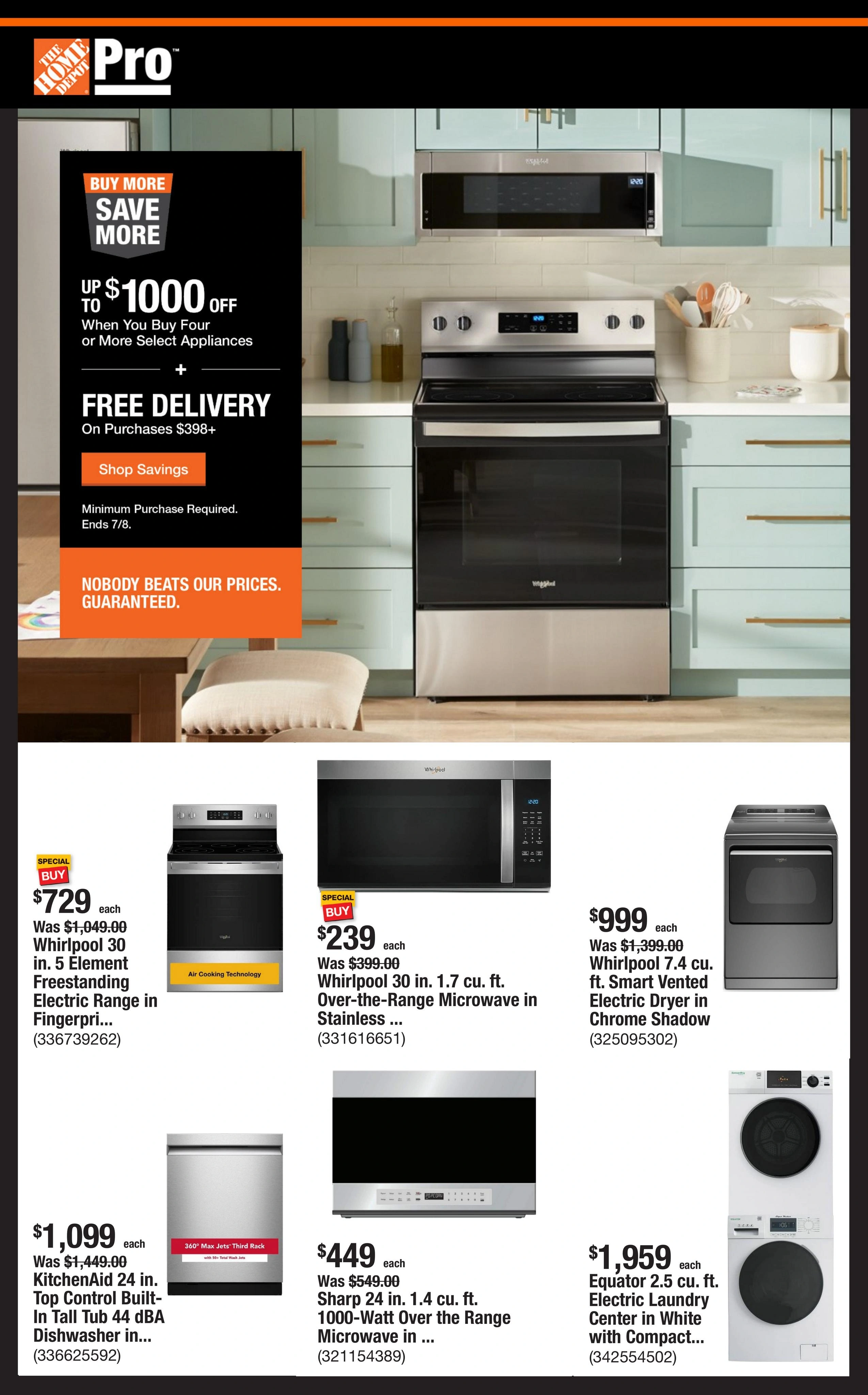 Home Depot flyer page 1