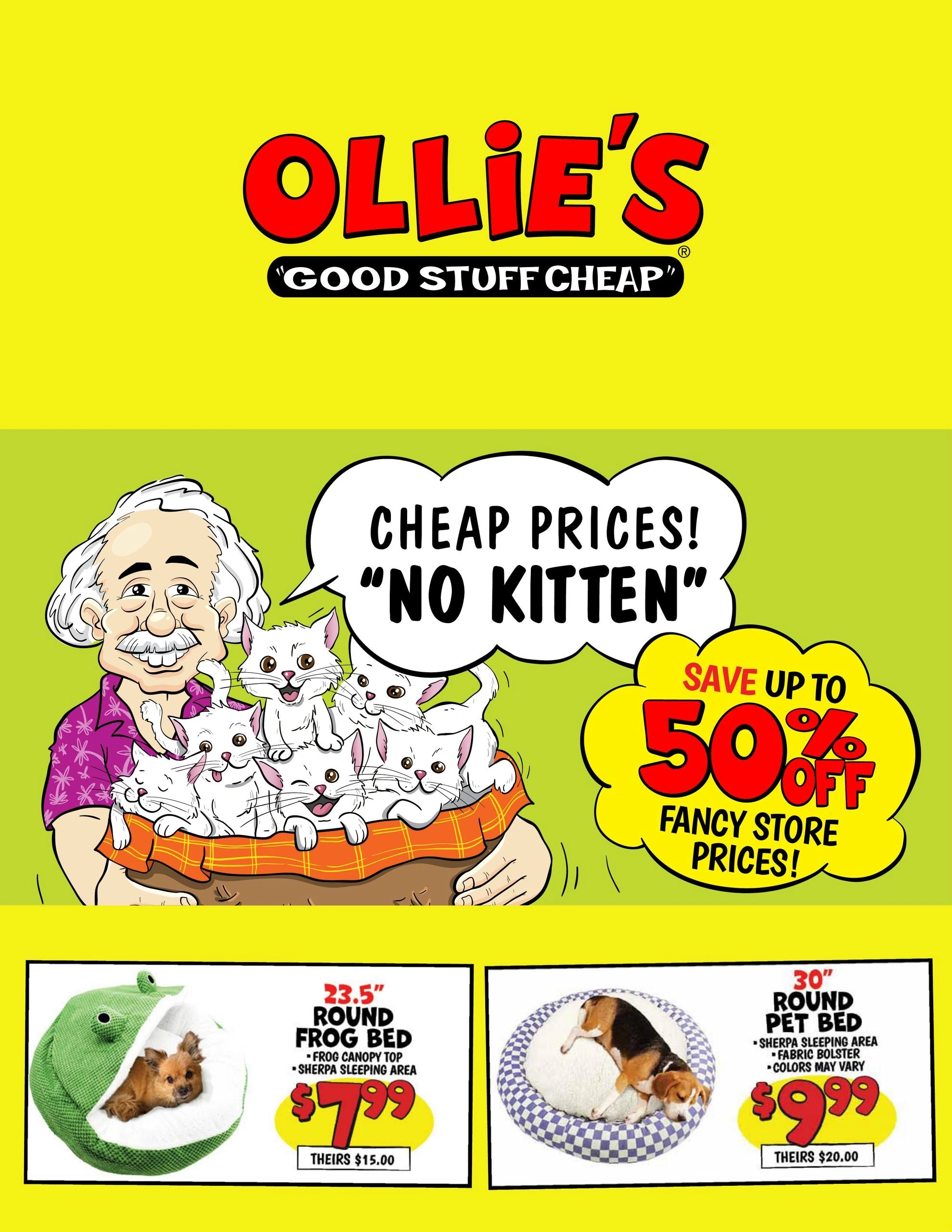 Ollie's Bargain Outlet flyer page 1