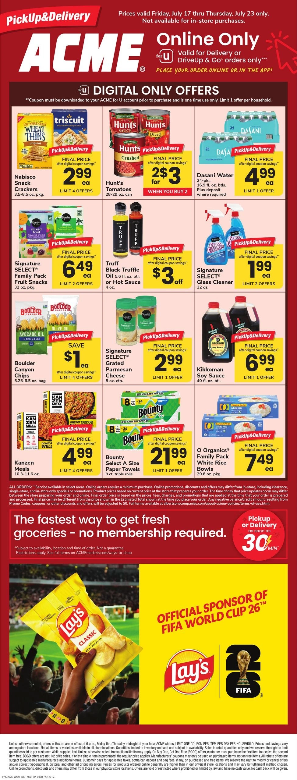 Acme Markets flyer page 1