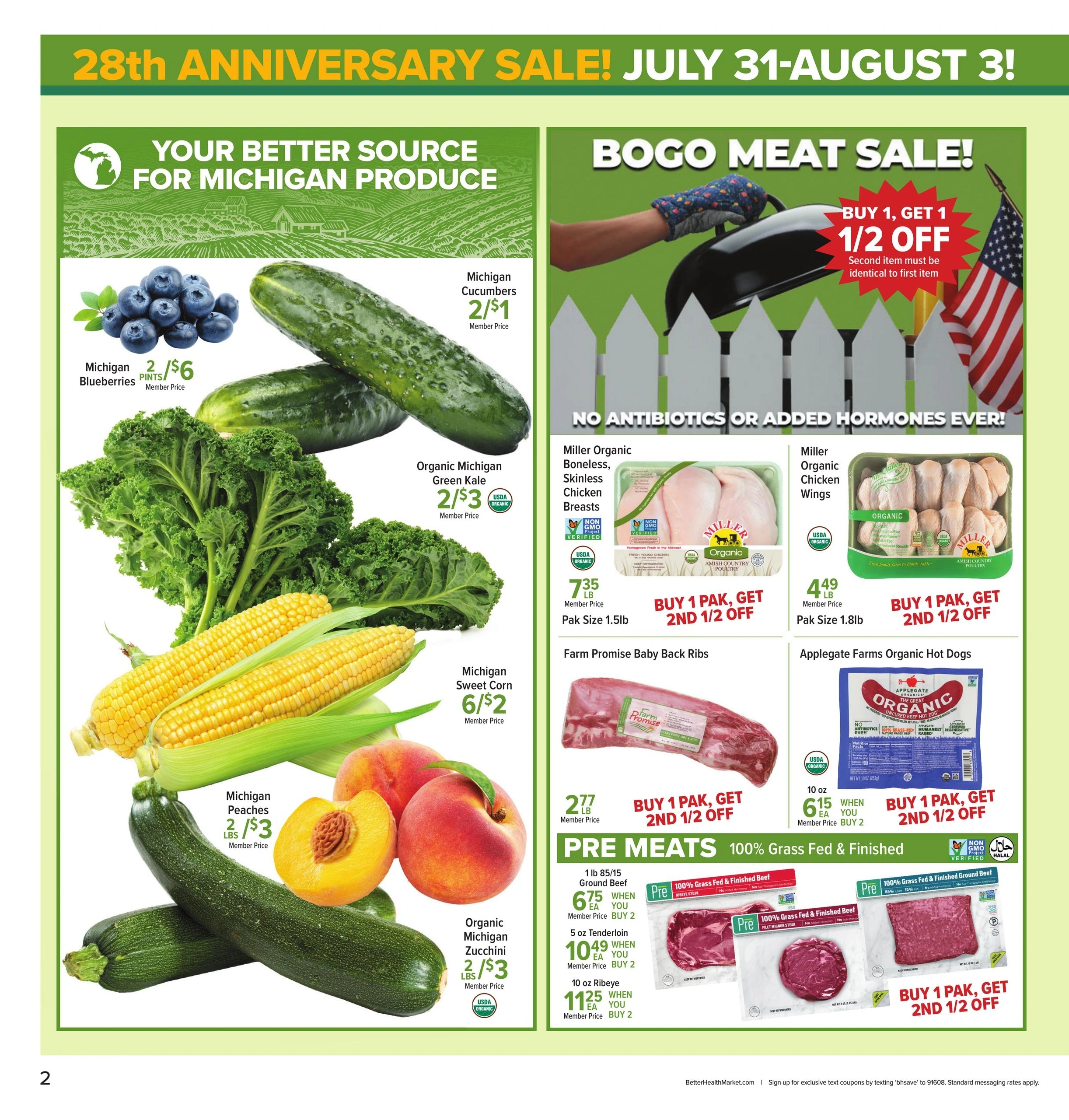 Better Health Market flyer page 2