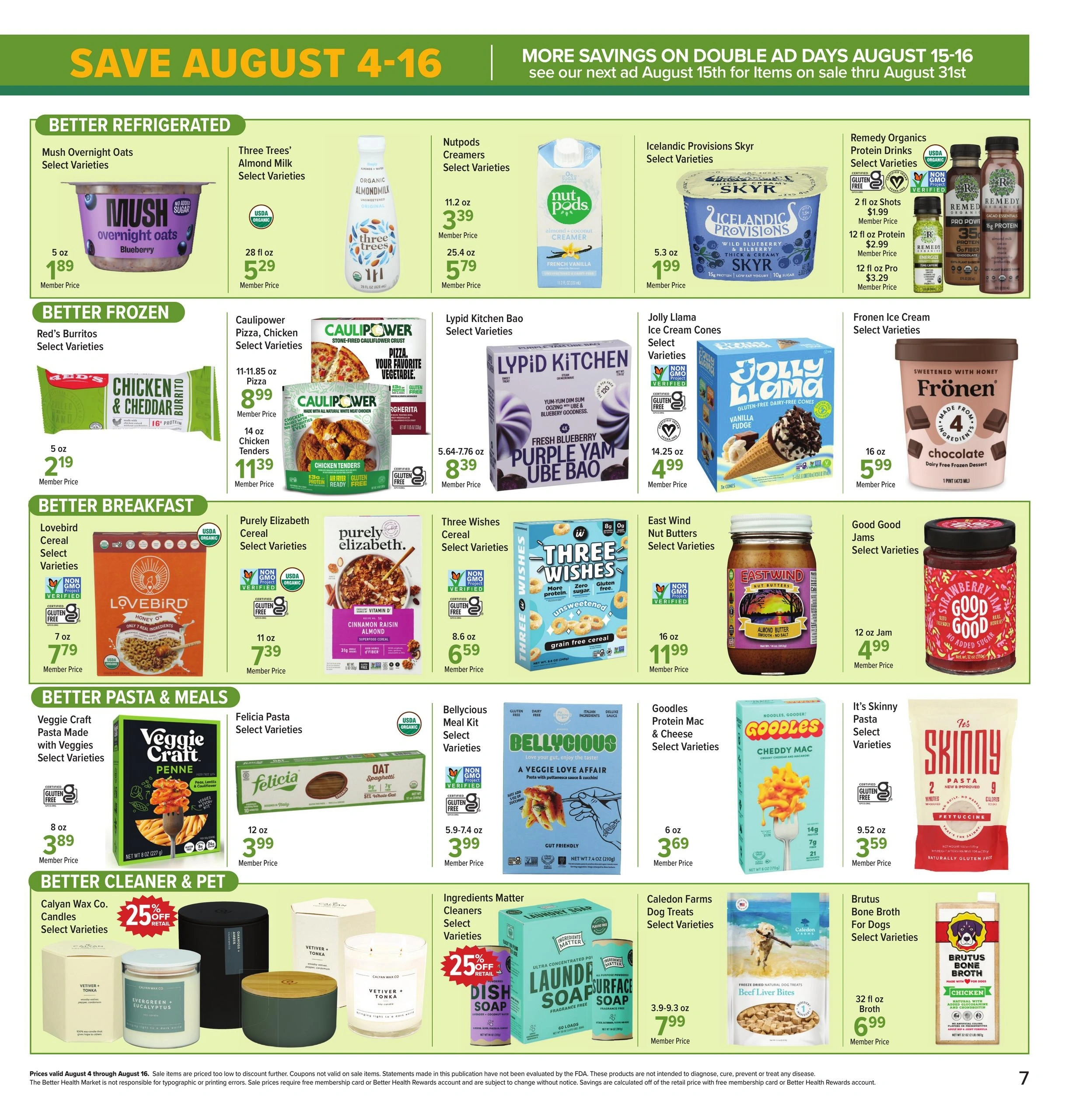 Better Health Market flyer page 7