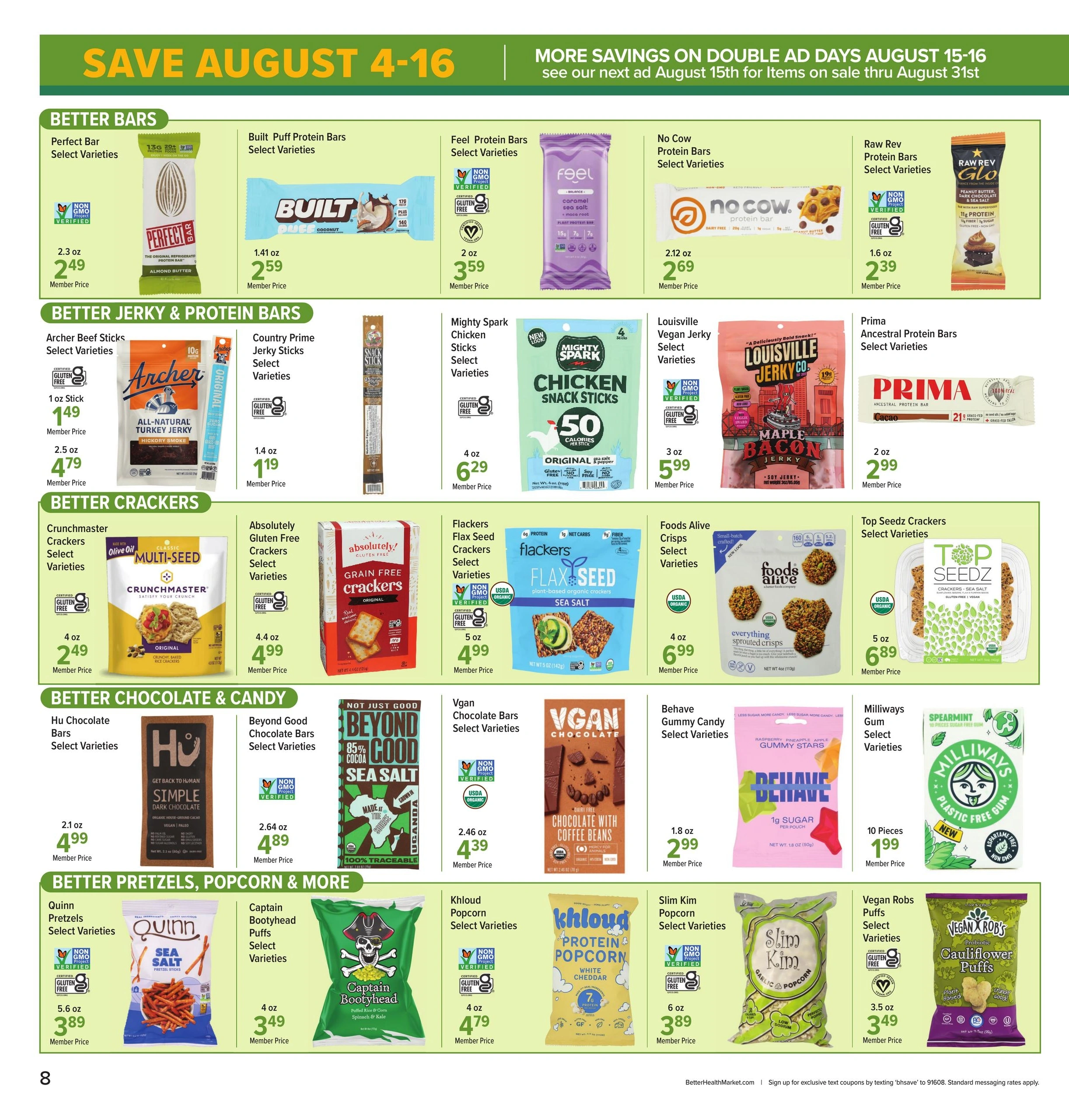 Better Health Market flyer page 8