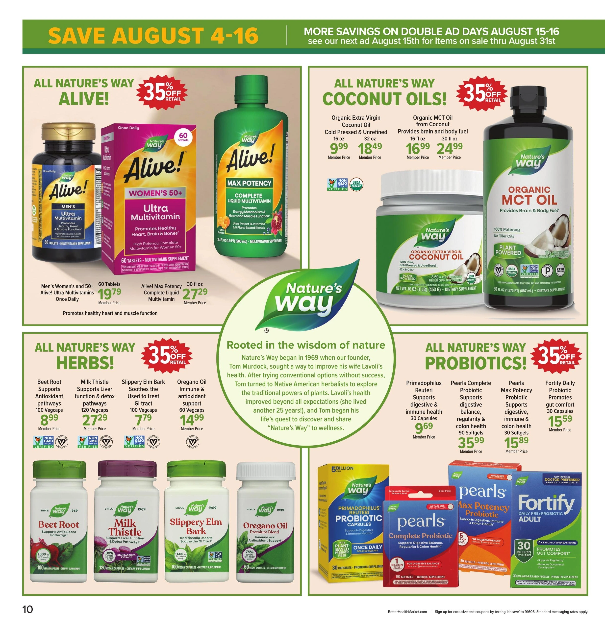 Better Health Market flyer page 10