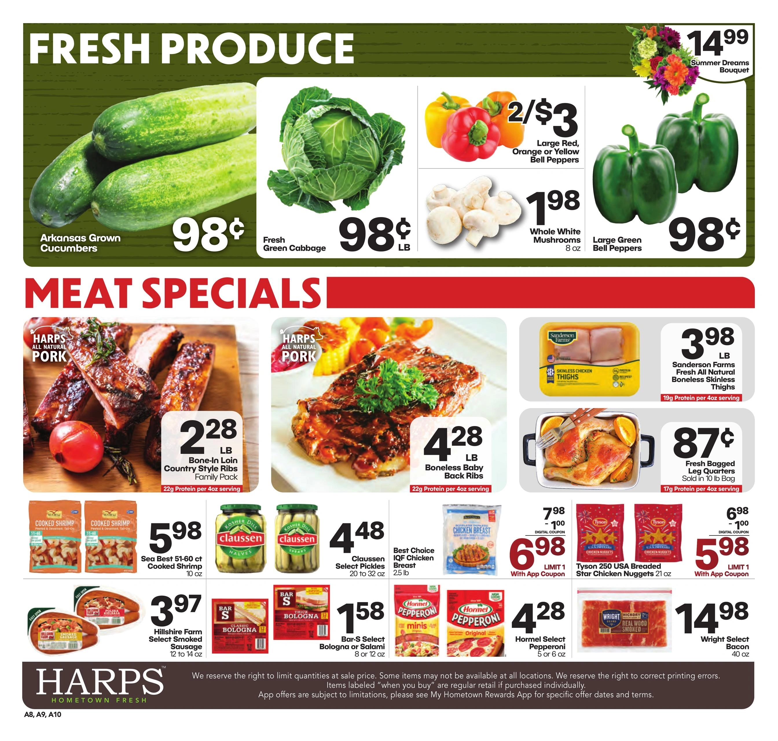Harps Foods flyer page 4