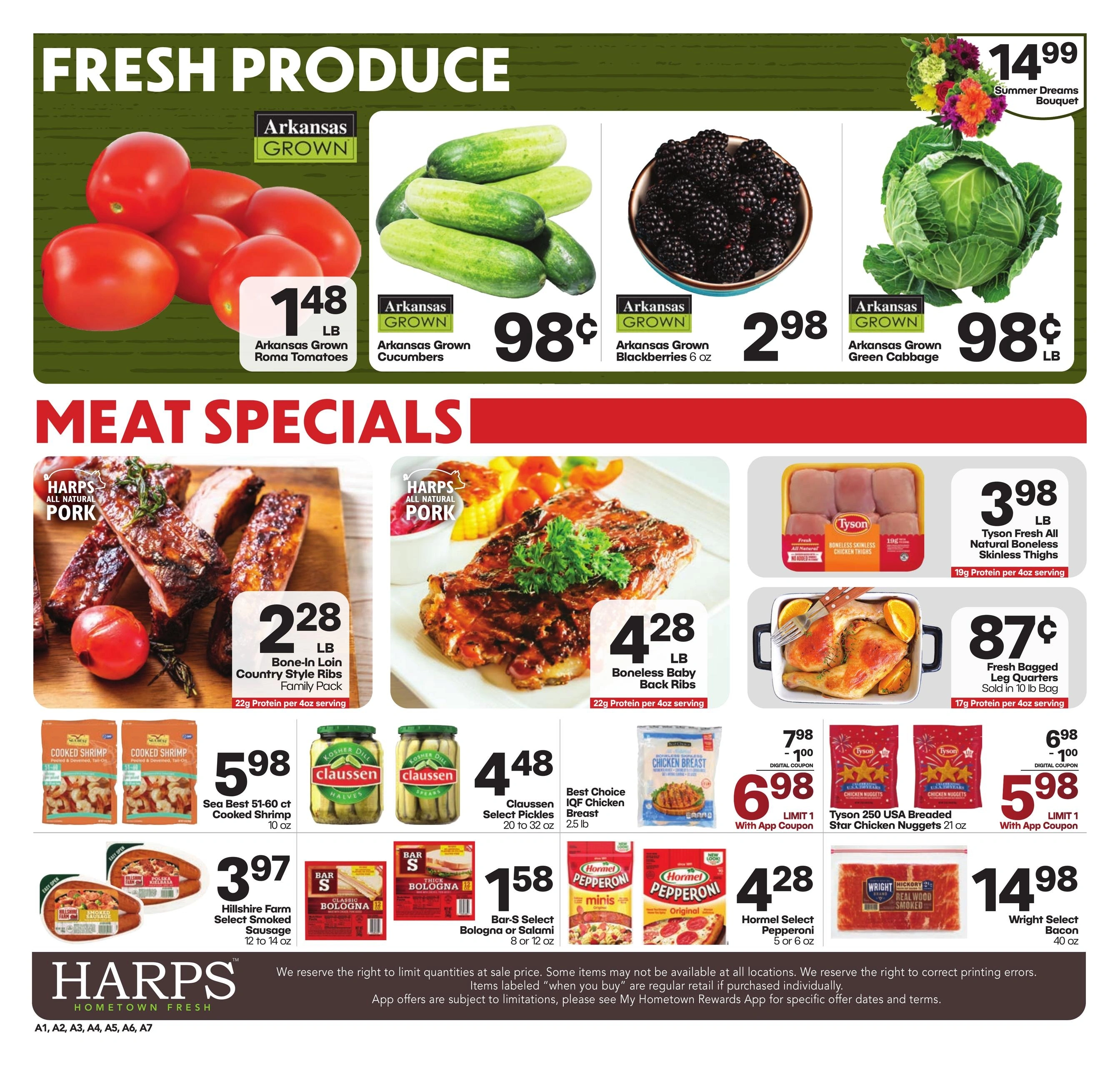 Harps Foods flyer page 4
