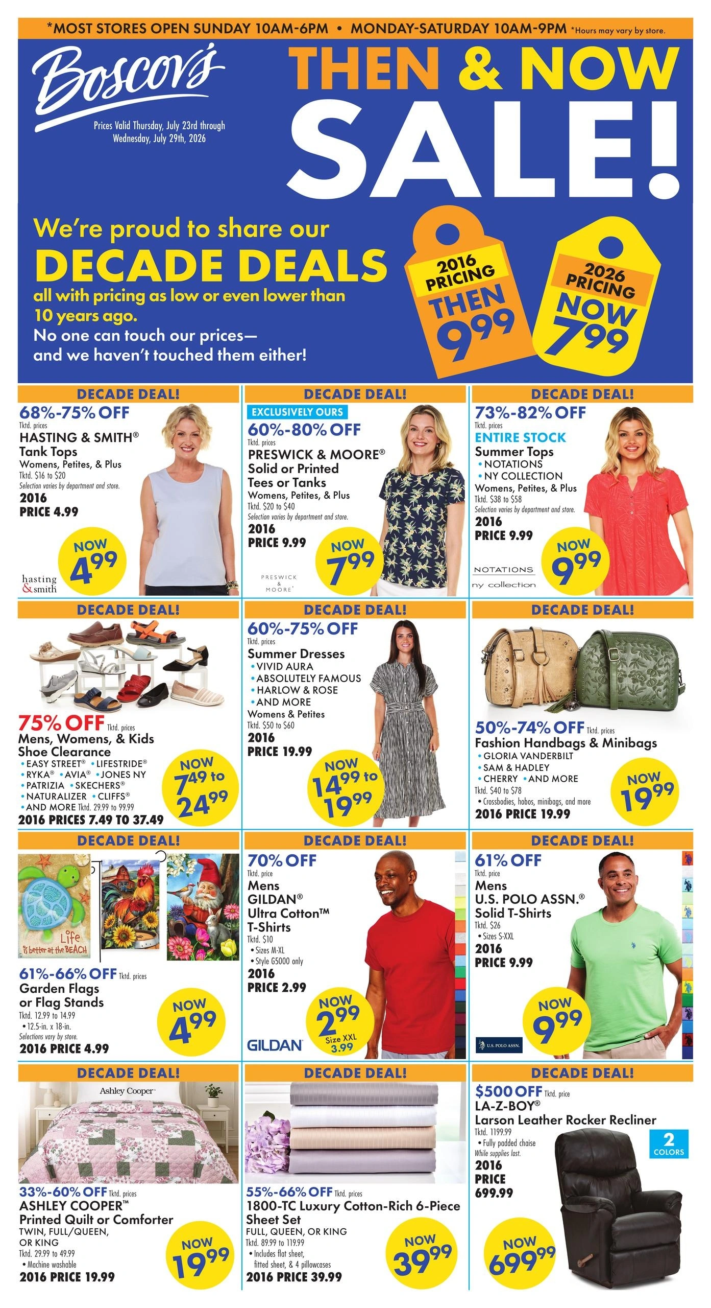 Boscov's flyer page 1