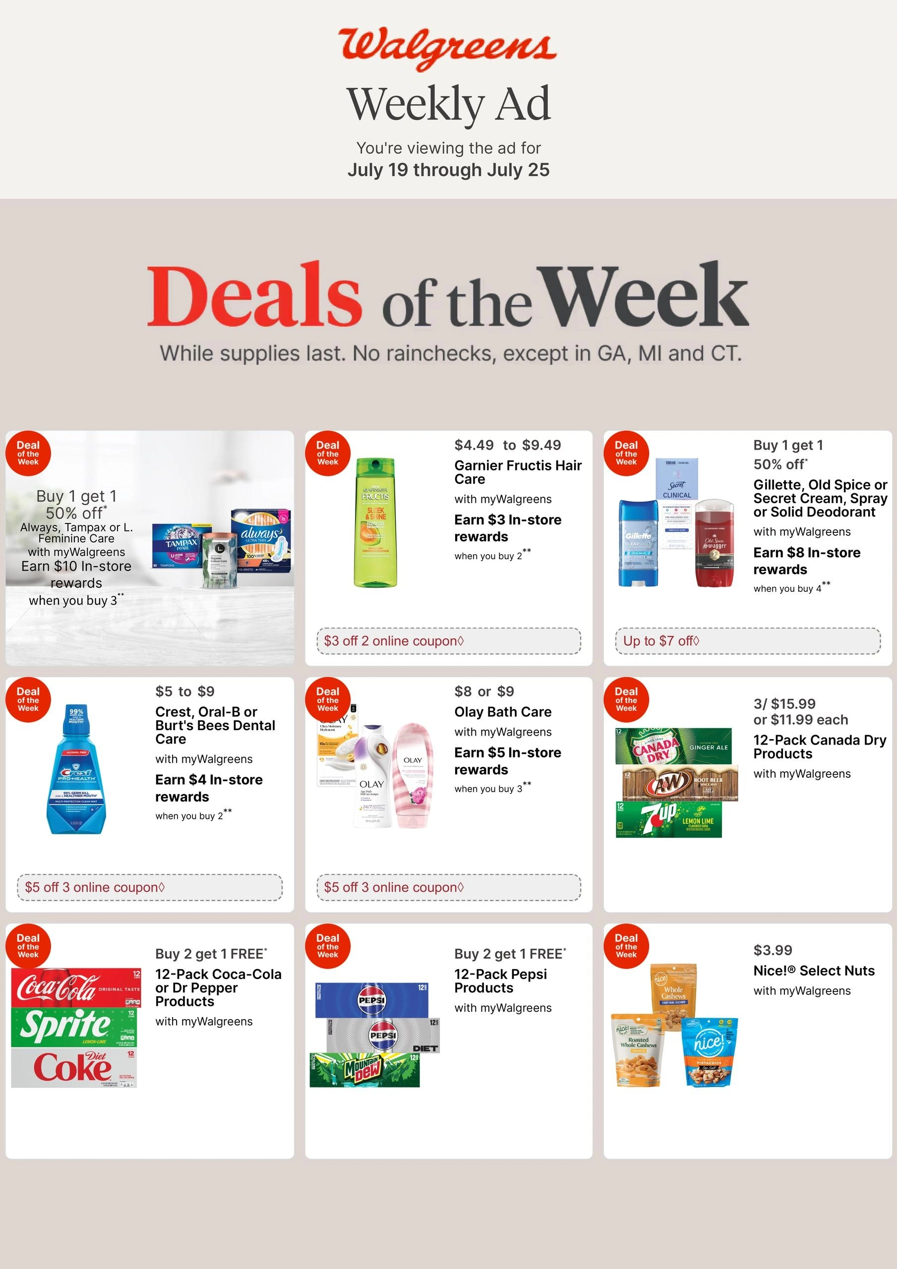 Walgreens flyer page 1