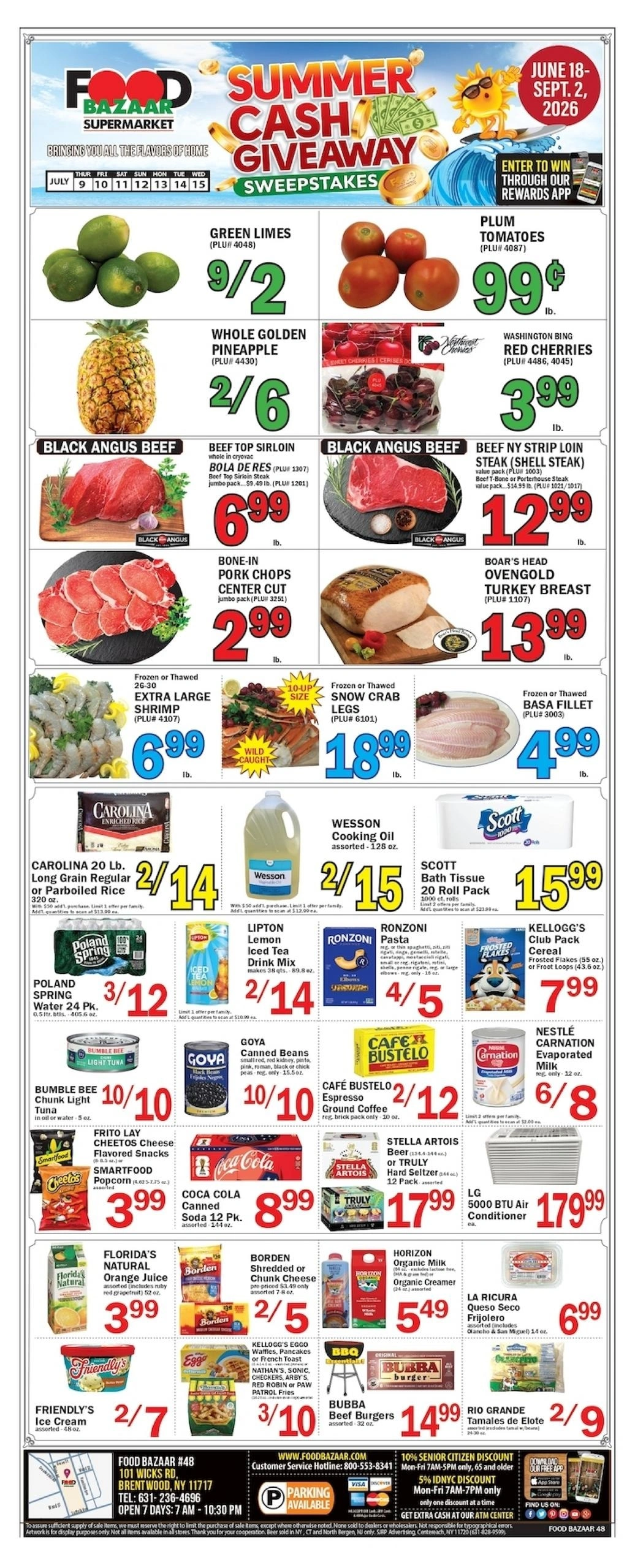 Food Bazaar Supermarket flyer page 1