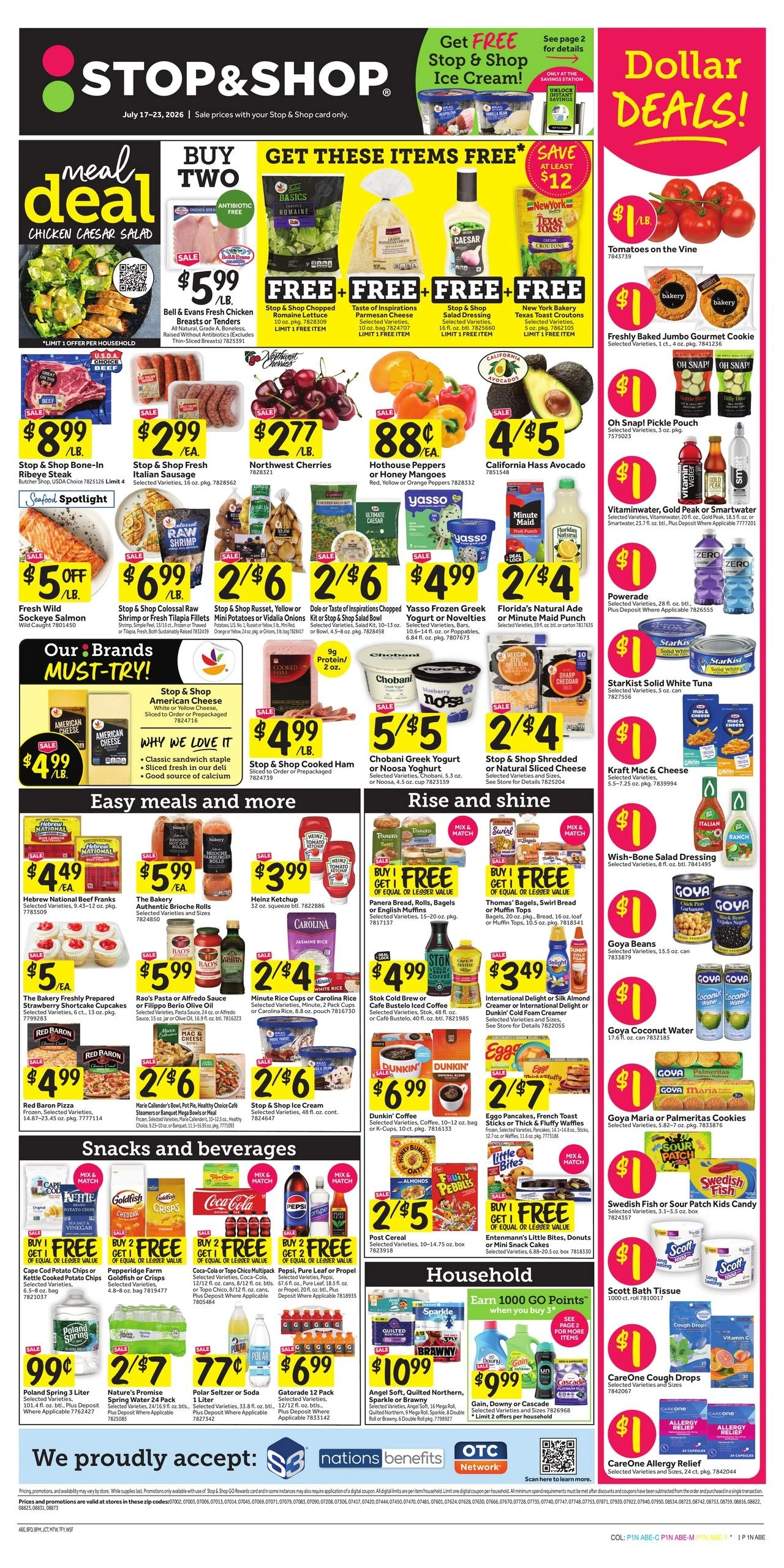 Stop & Shop flyer page 1