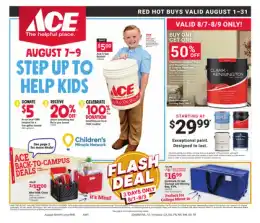 Ace Hardware August Month Long Red Hot Buys