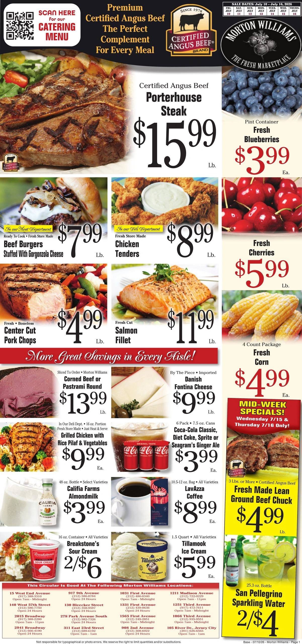 Morton Williams Supermarket flyer page 1