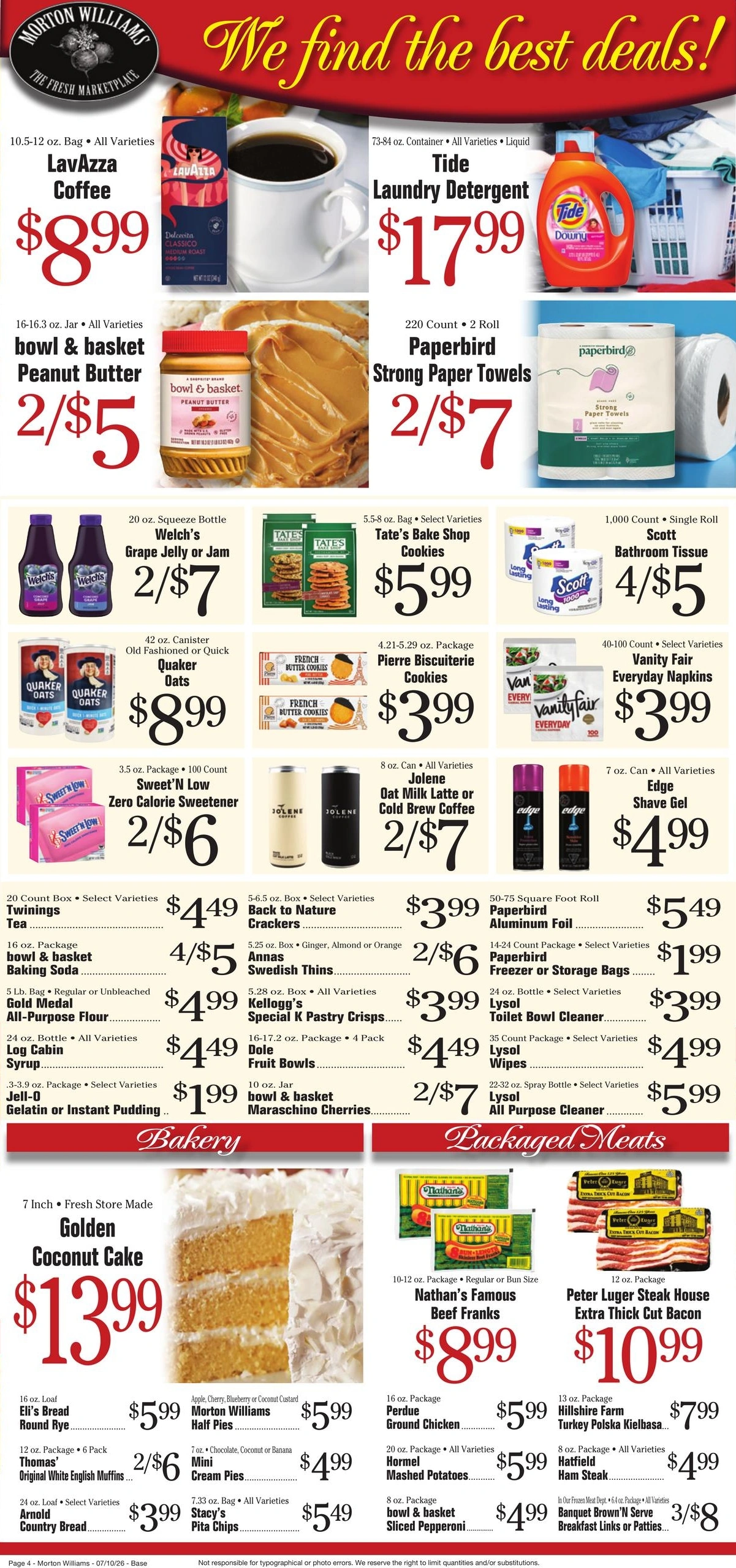 Morton Williams Supermarket flyer page 4
