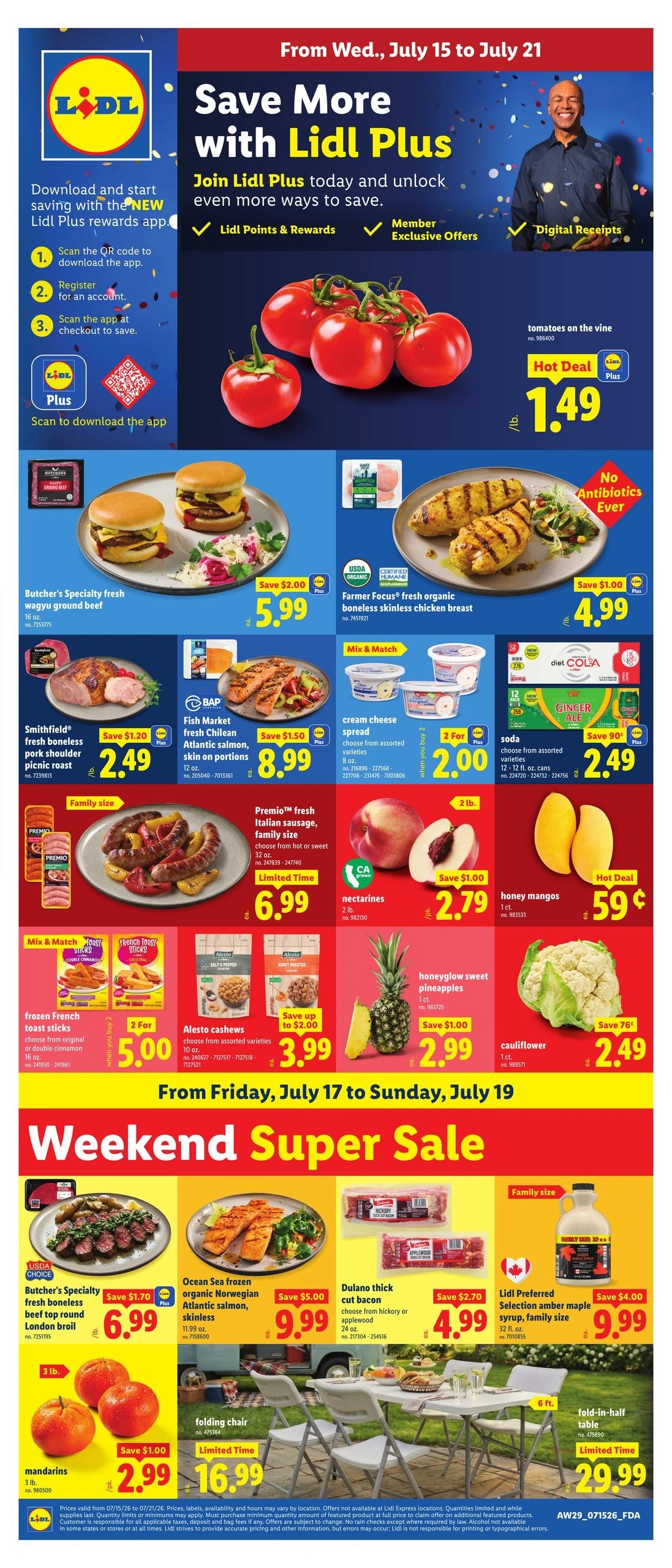 Lidl flyer page 1