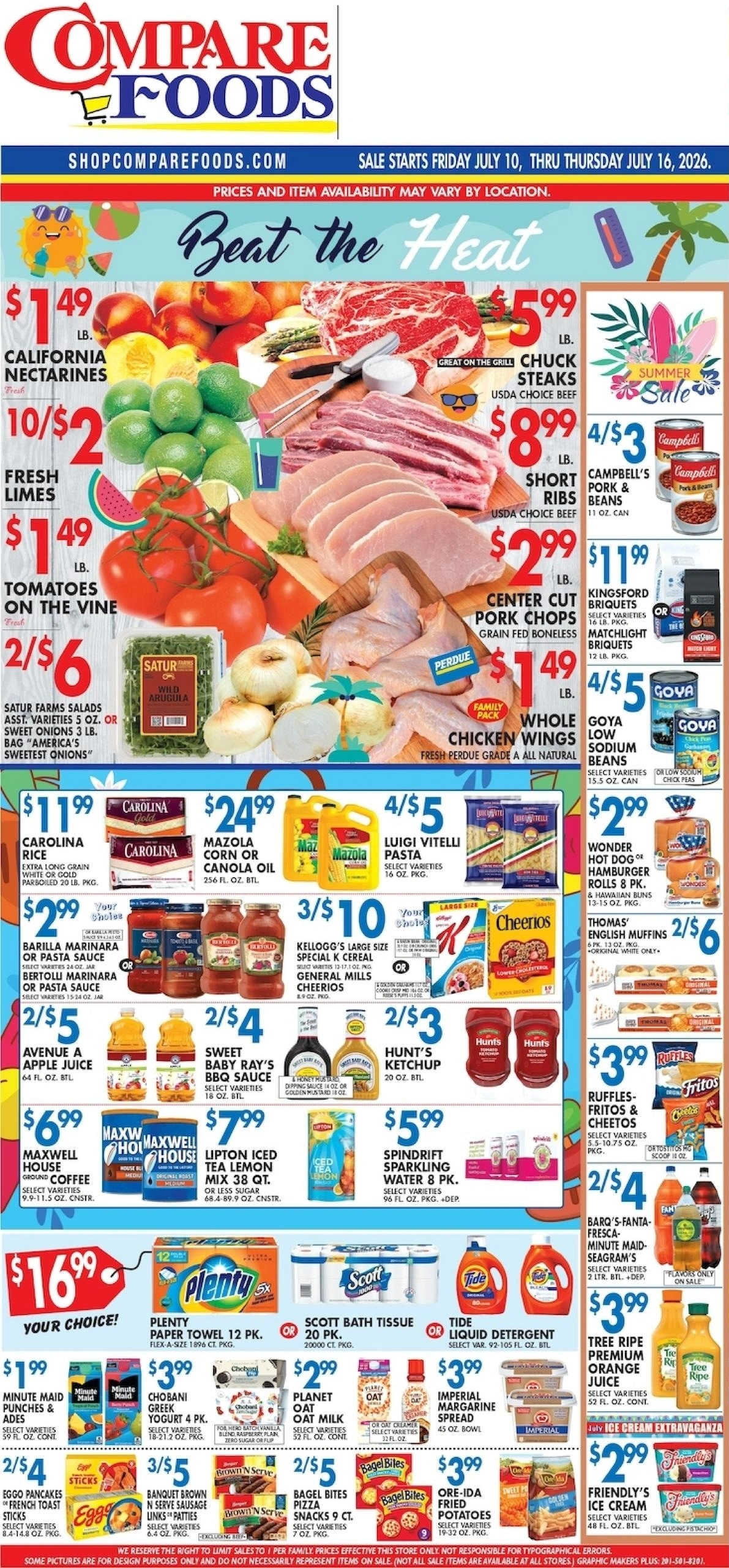 Shop Compare Foods flyer page 1