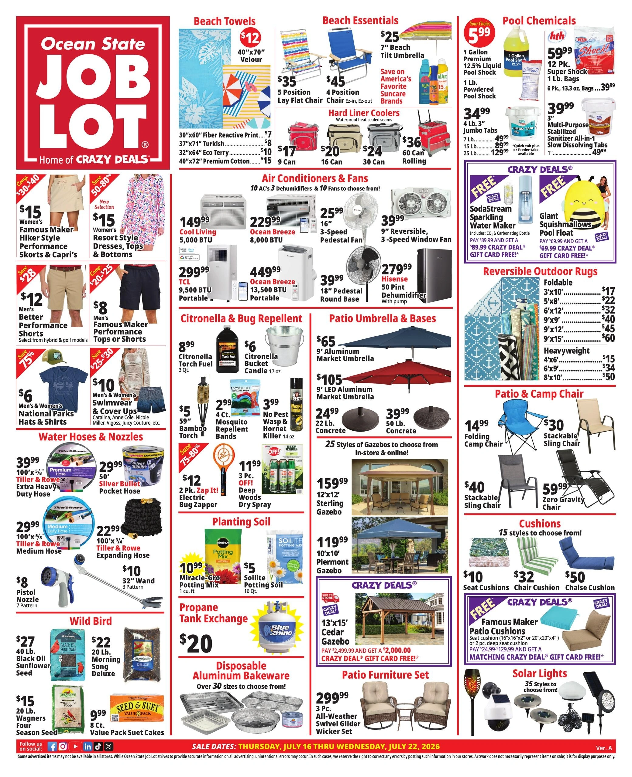 Ocean State Job Lot	 flyer page 1