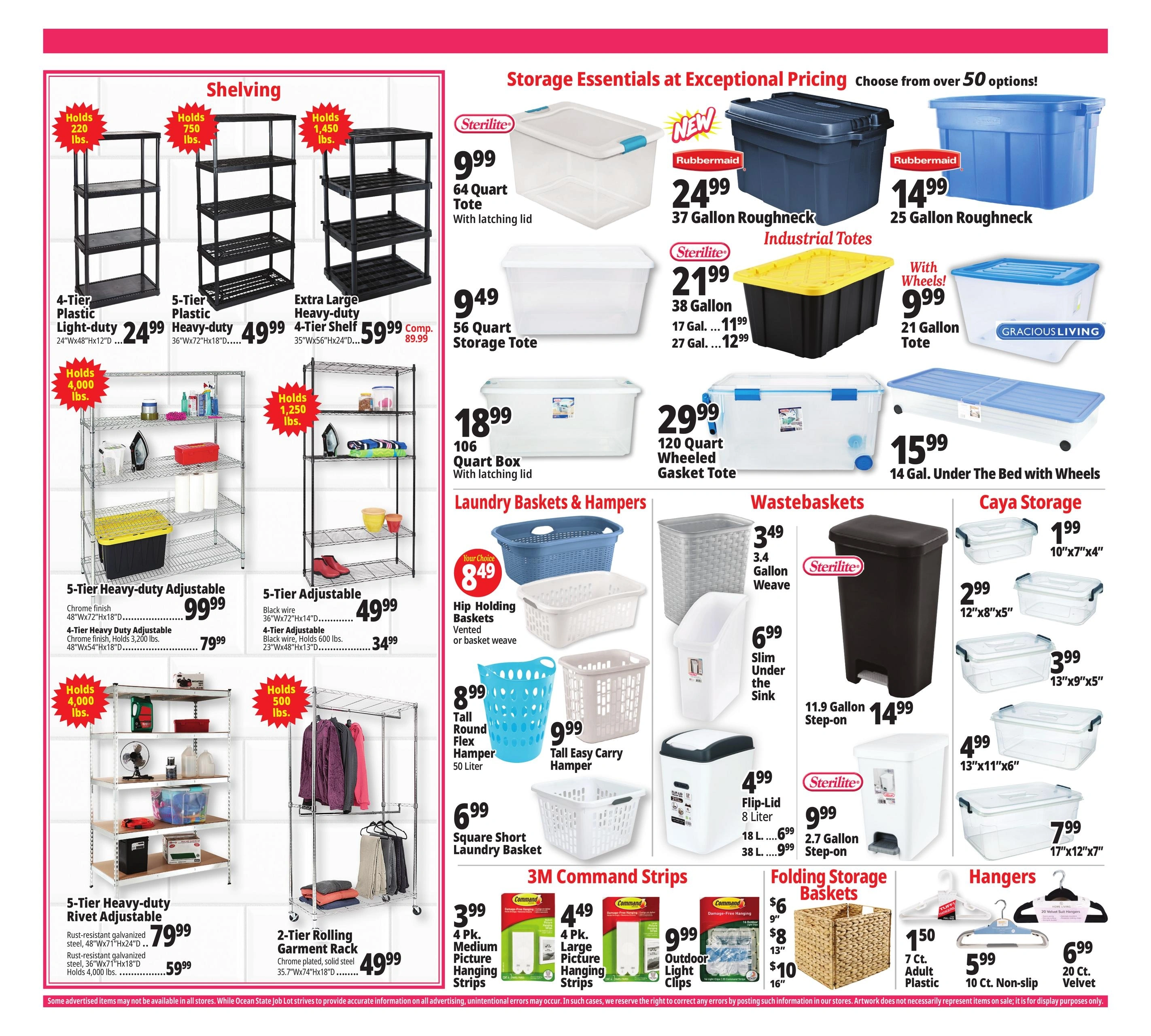 Ocean State Job Lot	 flyer page 21