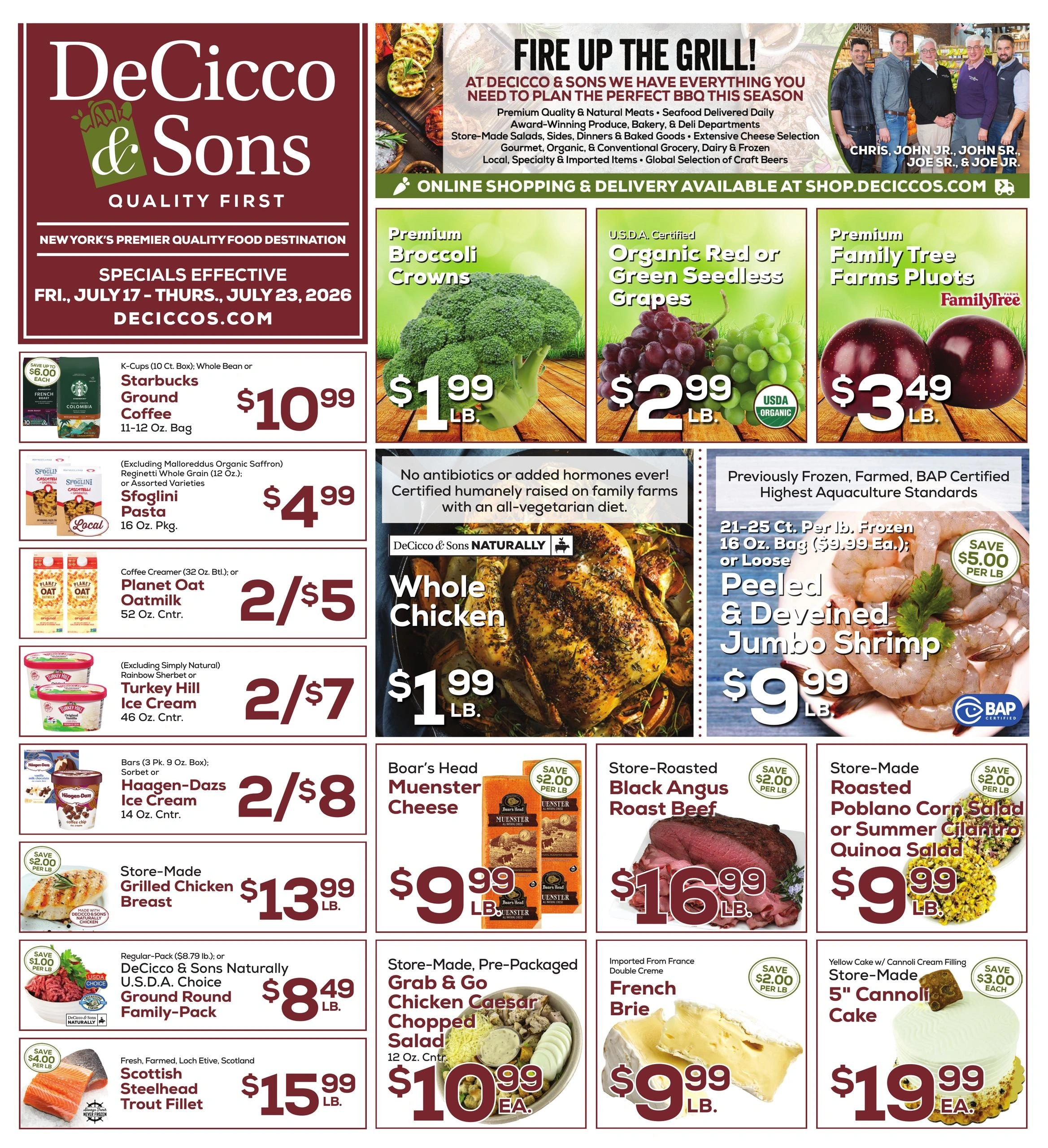DeCicco & Sons flyer page 1