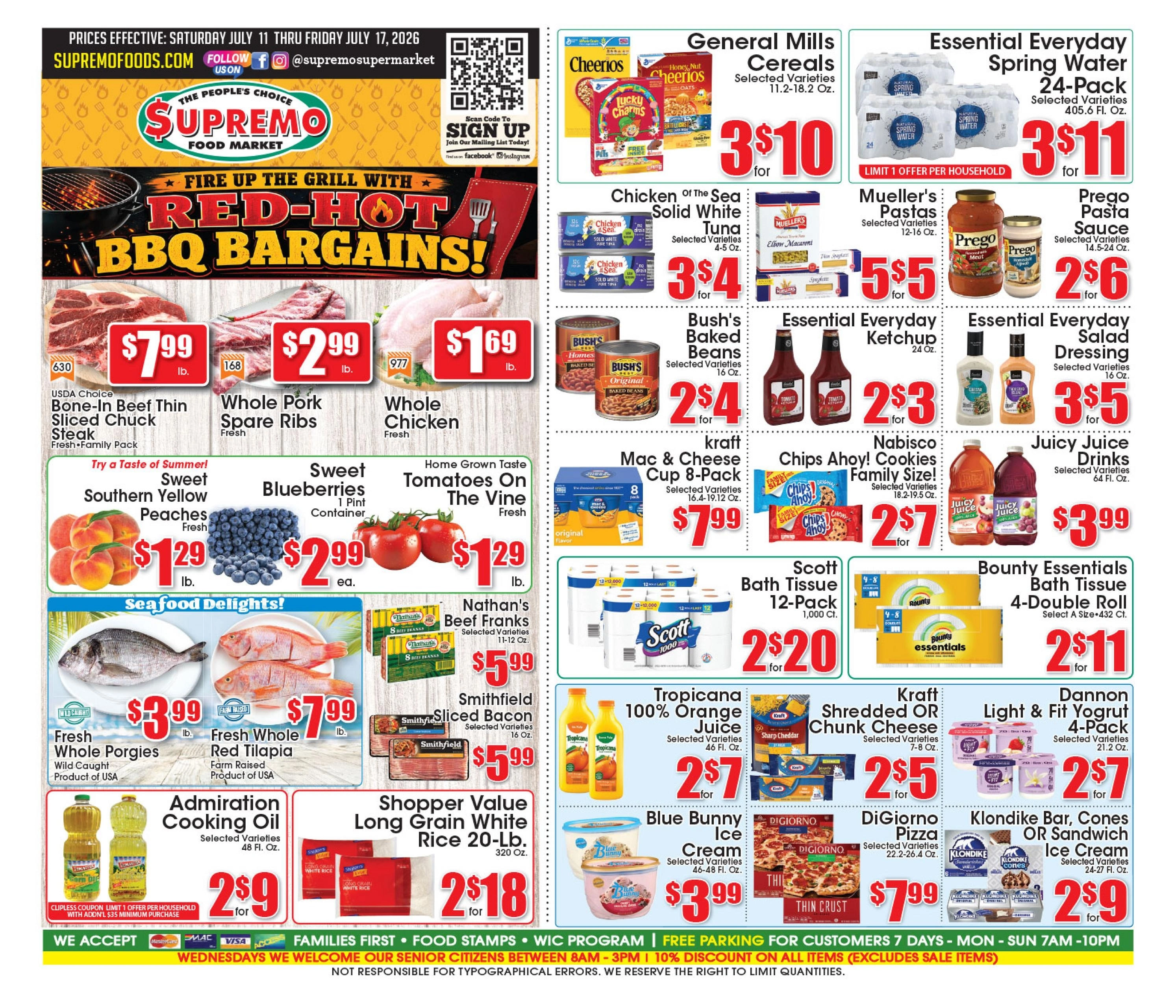Supremo Foods Inc flyer page 1