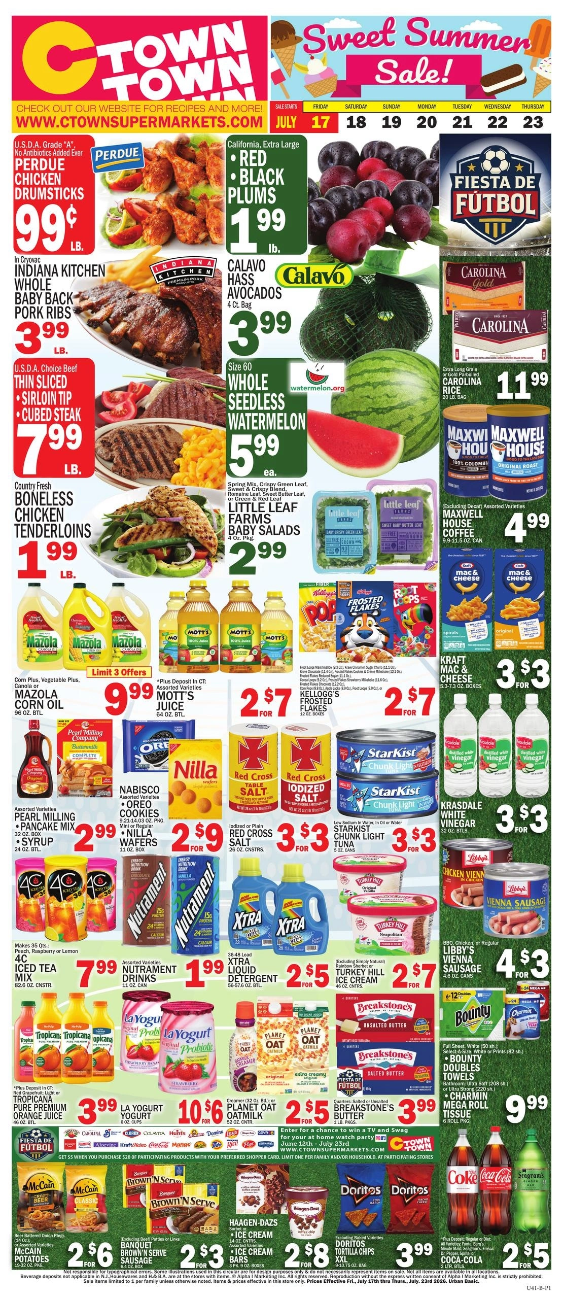 C Town flyer page 1