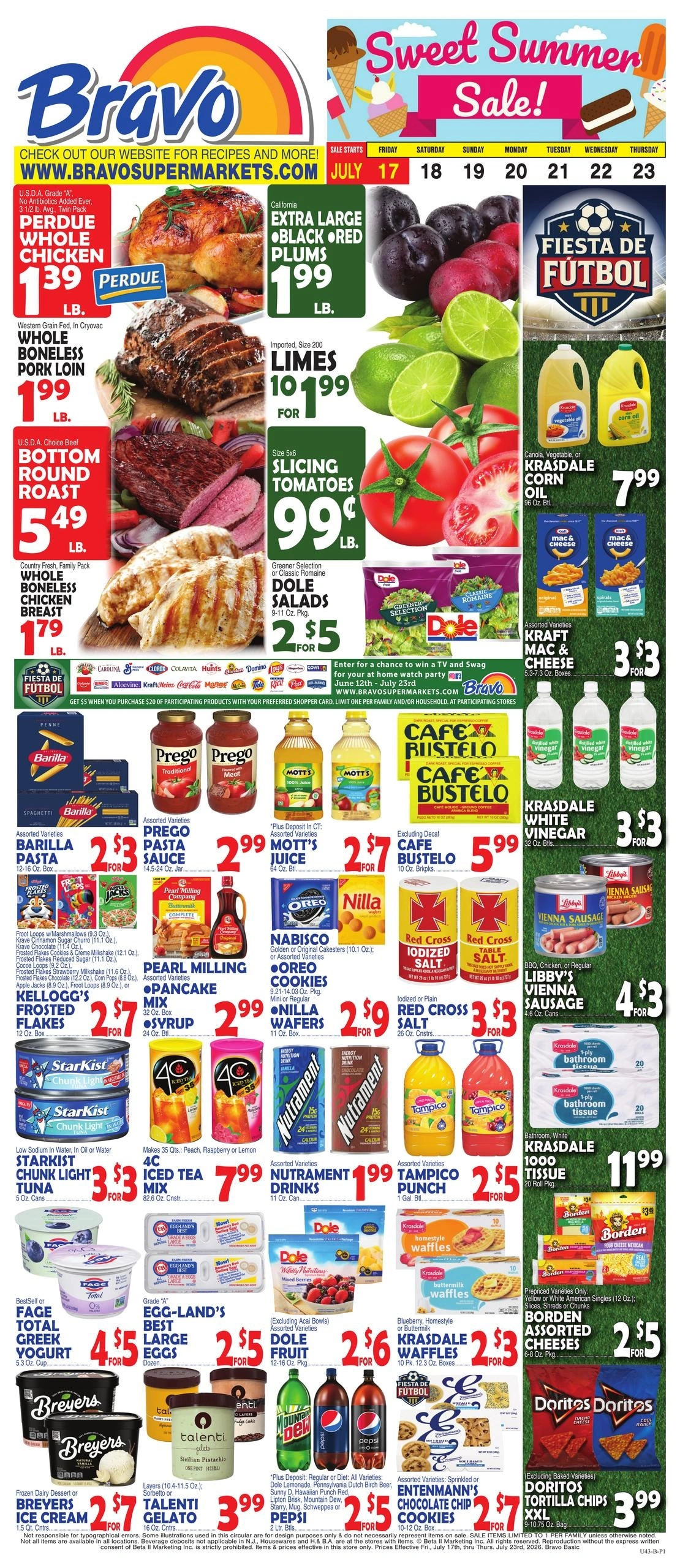 Bravo Supermarket flyer page 1