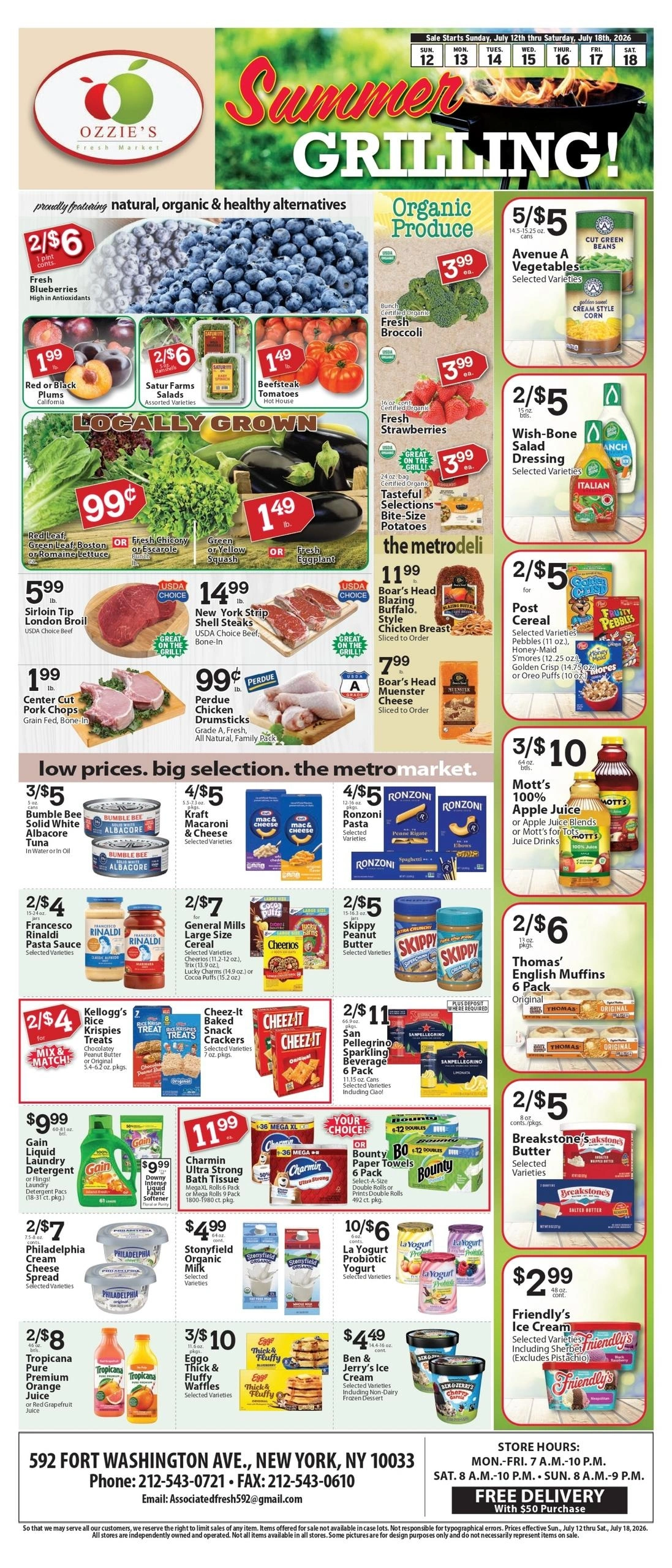 Associated Supermarkets flyer page 1