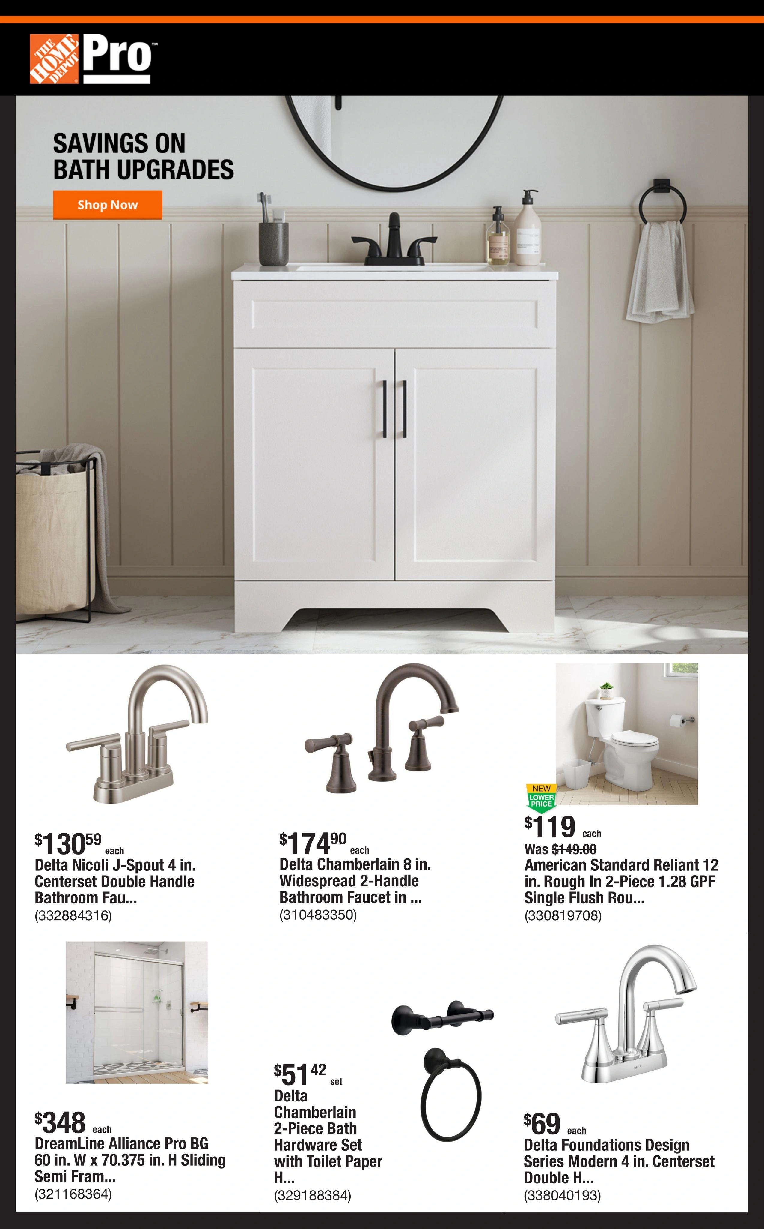 Home Depot flyer page 1