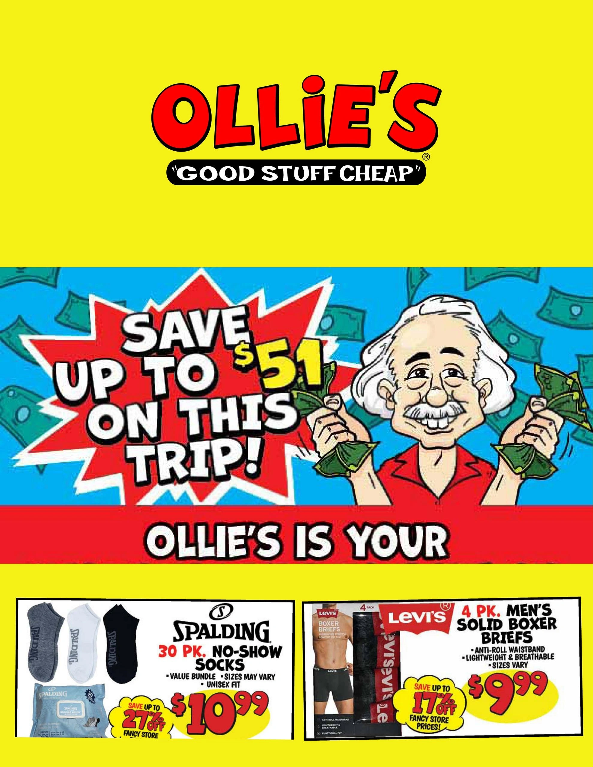 Ollie's Bargain Outlet flyer page 1