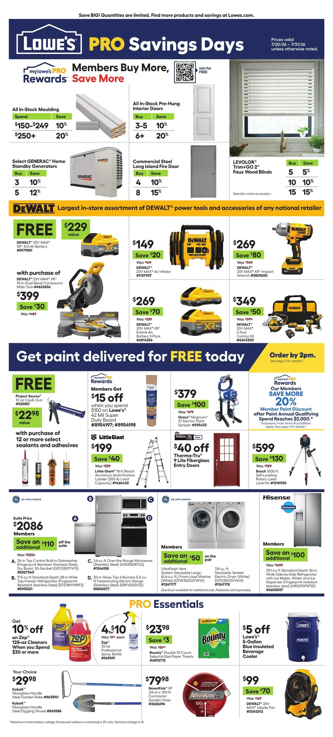 Lowe's flyer page 1